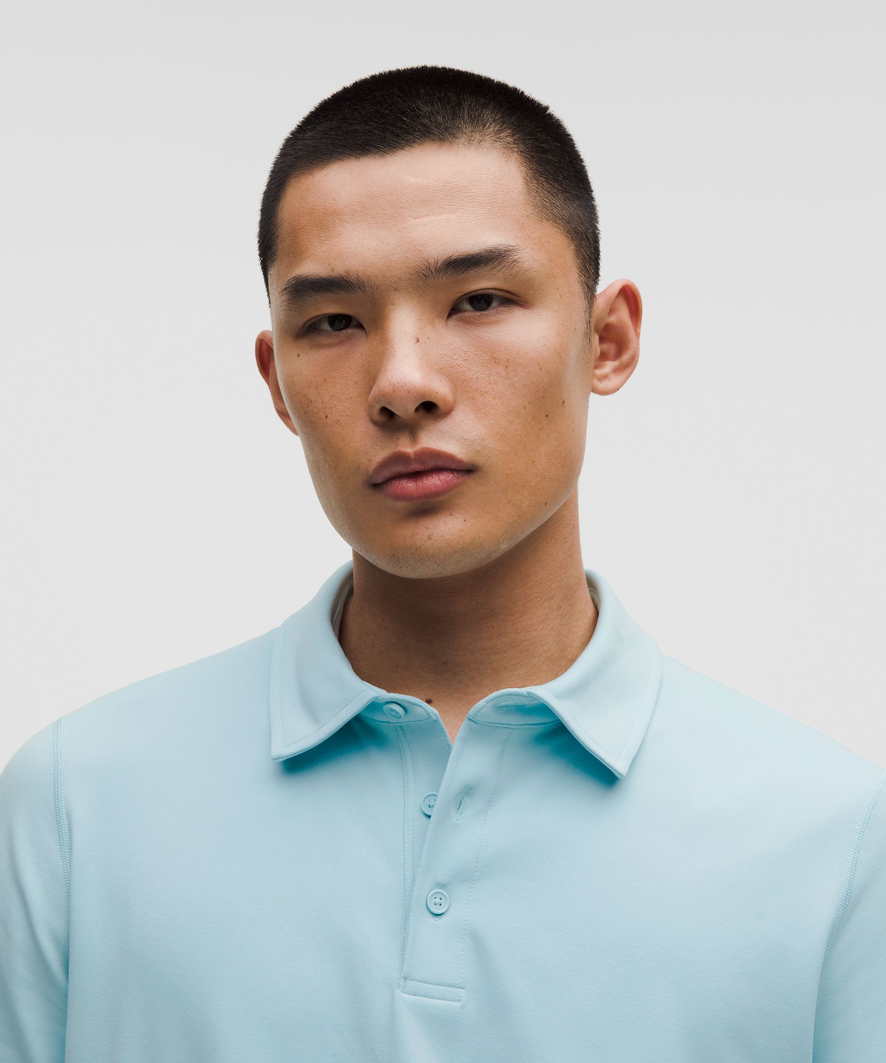 Soft Jersey Short-Sleeve Polo Shirt