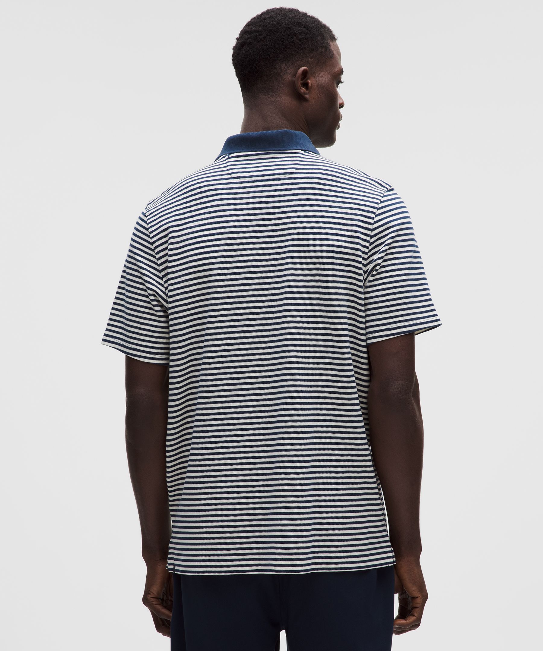 Cotton Pique Short-Sleeve Polo Shirt