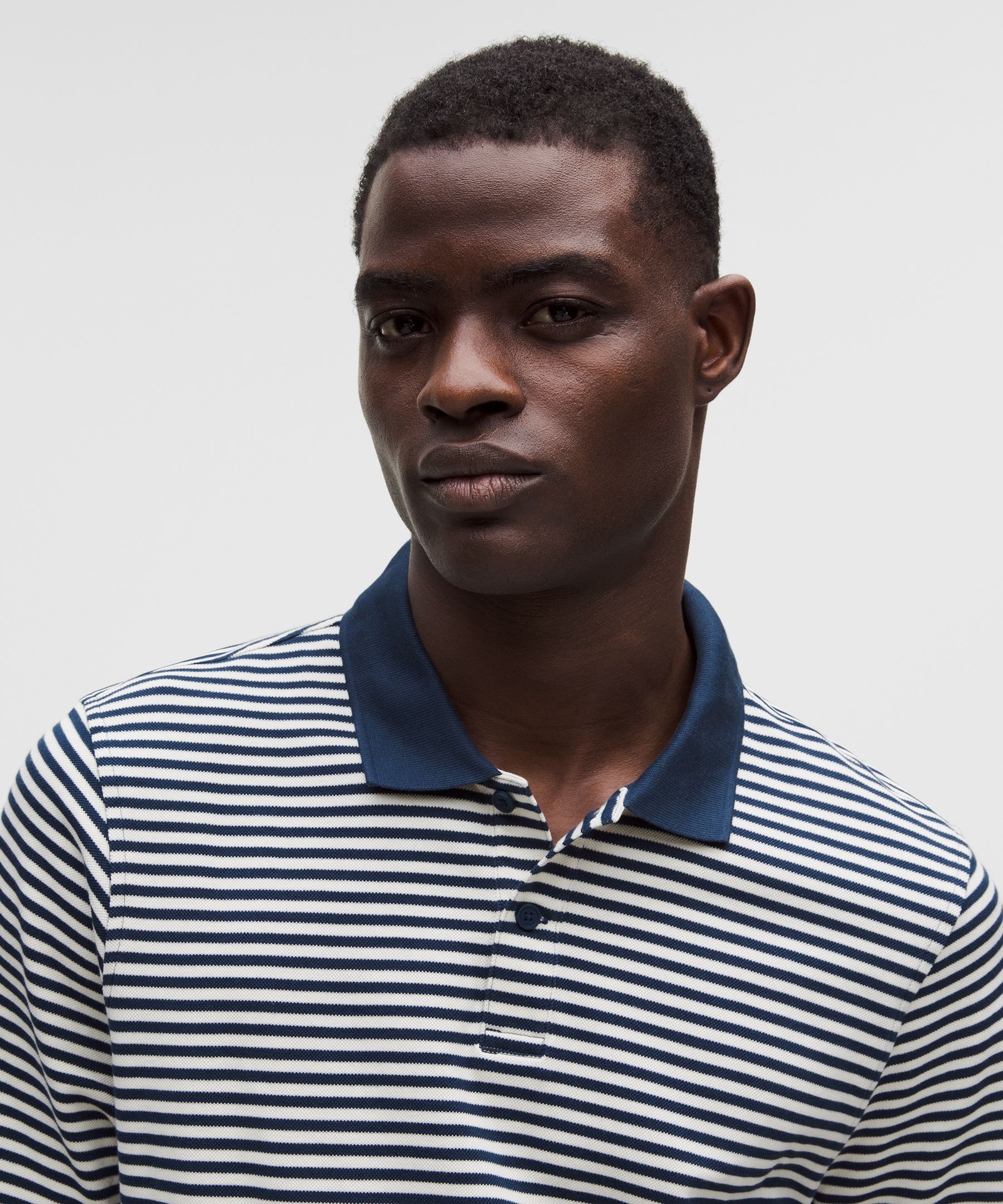 Cotton Pique Short-Sleeve Polo Shirt