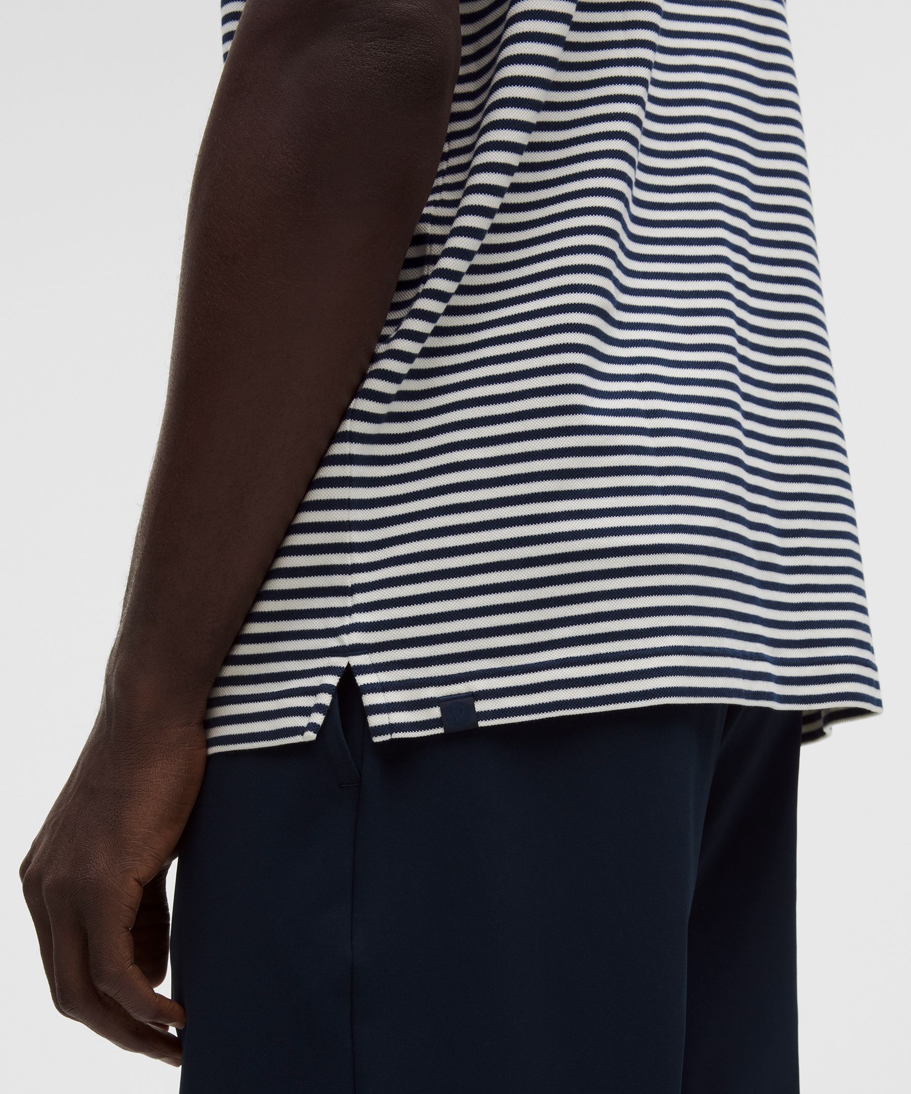 Cotton Pique Short-Sleeve Polo Shirt