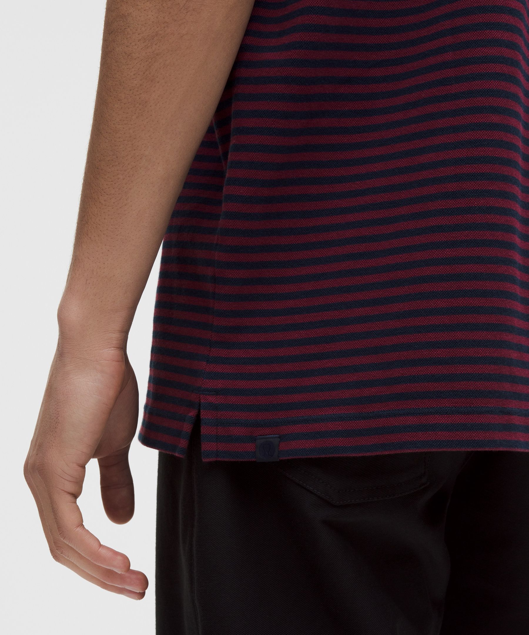 Cotton Pique Short-Sleeve Polo Shirt