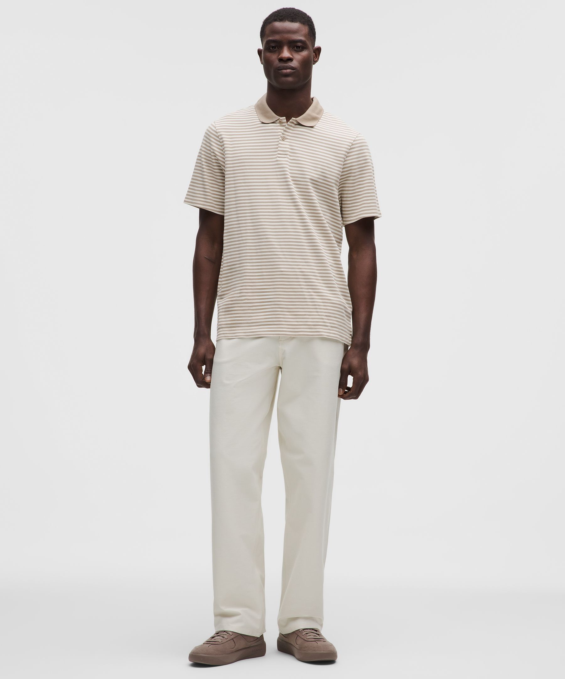 Cotton Pique Short-Sleeve Polo Shirt