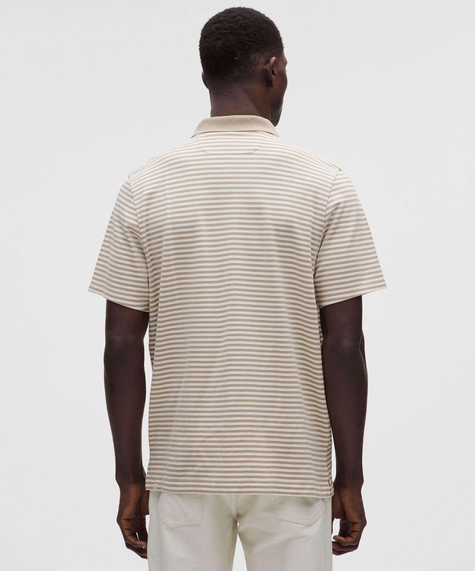 Cotton Pique Short-Sleeve Polo Shirt