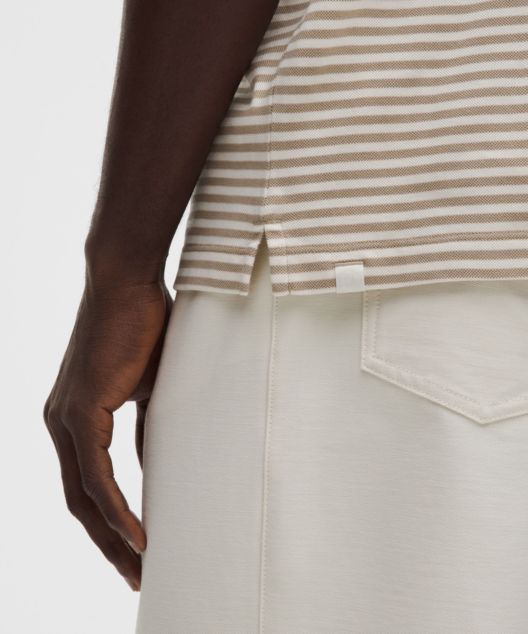 Cotton Pique Short-Sleeve Polo Shirt