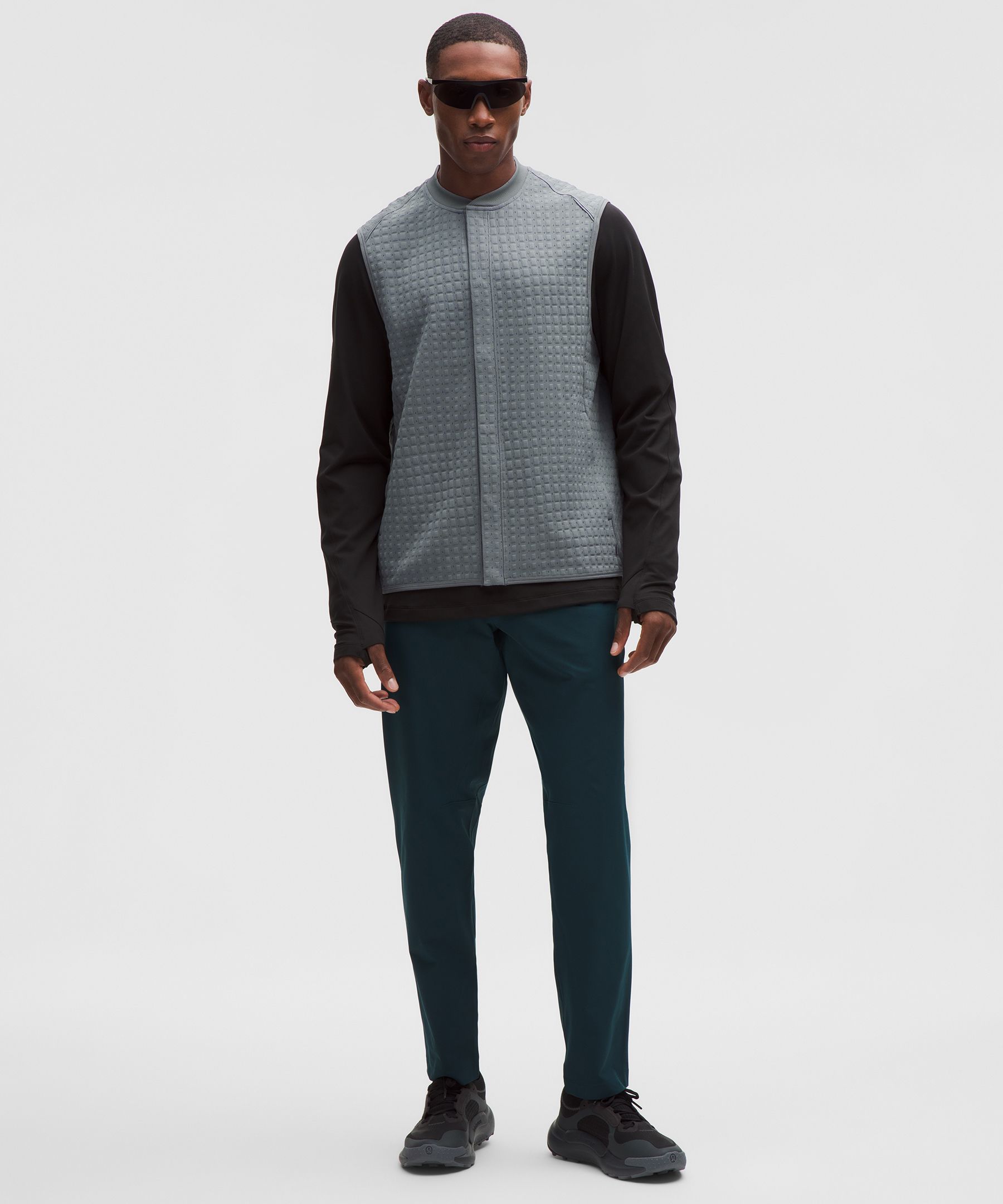 Lululemon 3d Waffle-knit Jacquard Vest In Green