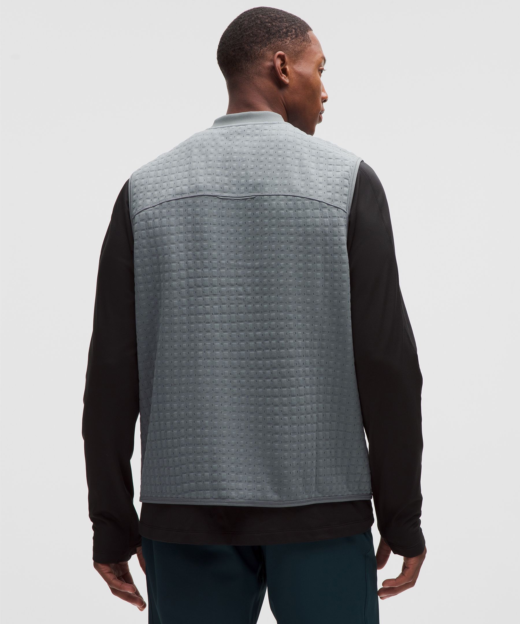 Lululemon 3d Waffle-knit Jacquard Vest In Green