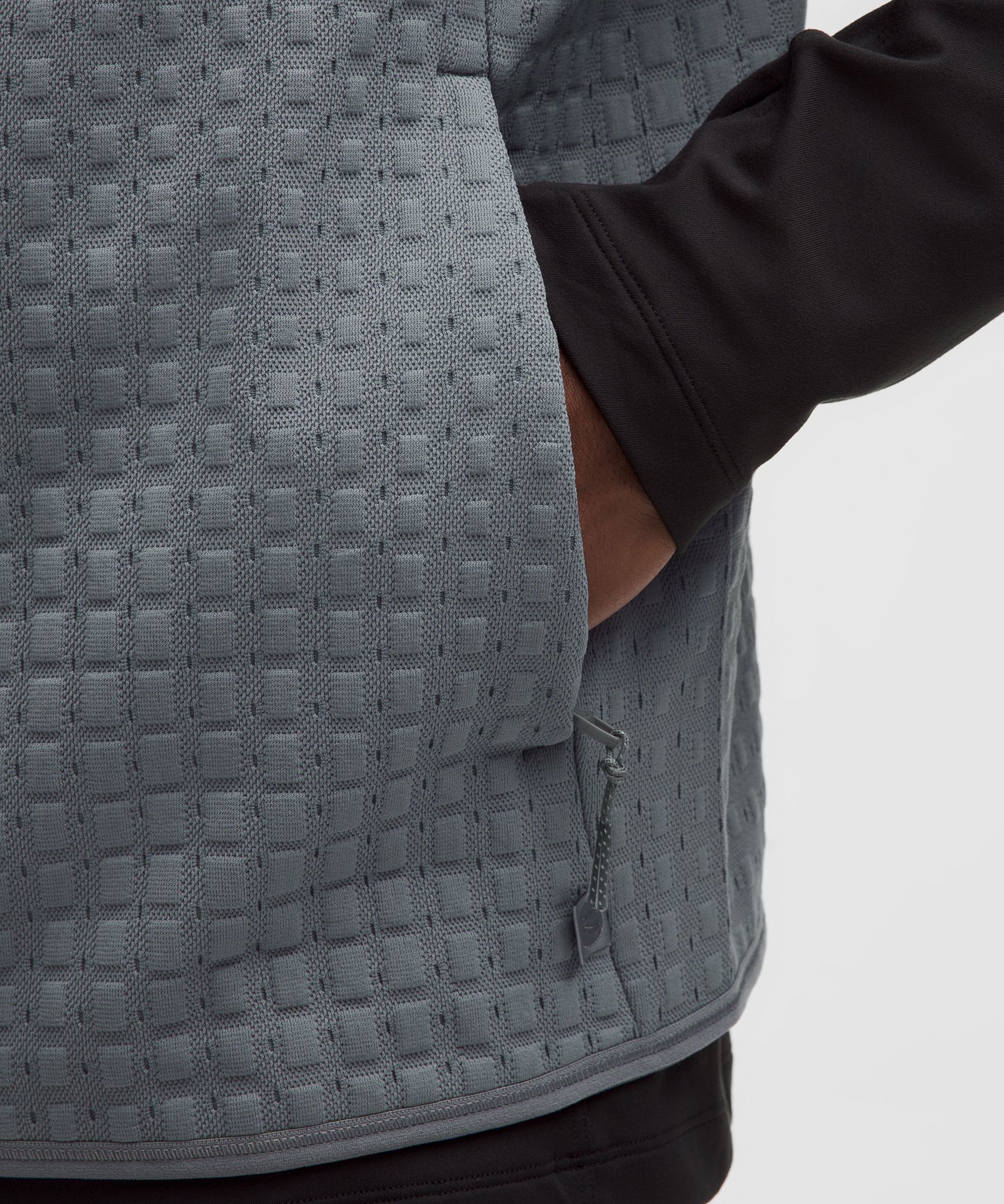 Lululemon 3d Waffle-knit Jacquard Vest In Green
