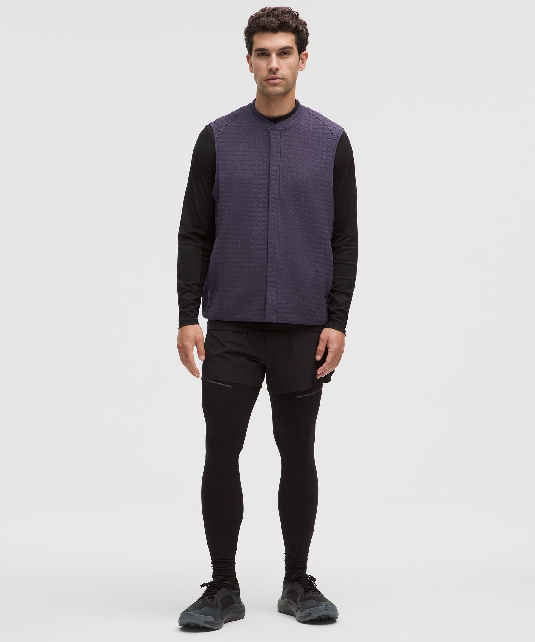 3D ワッフルニット ジャカードベスト | ジャケット&アウター