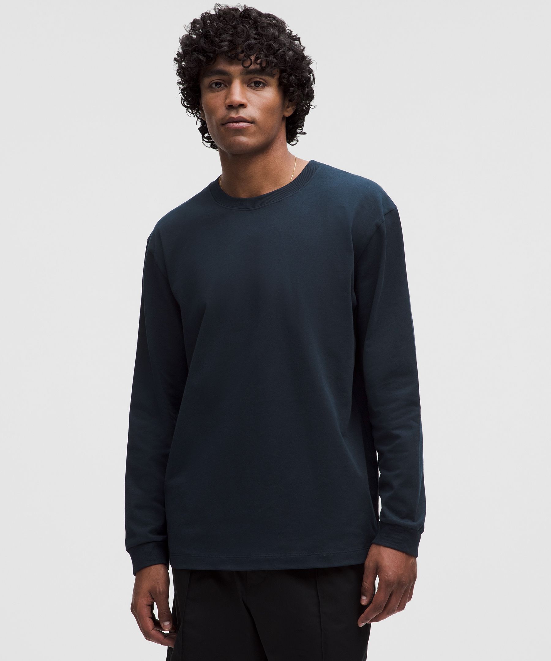 Heavyweight Cotton Jersey Long-Sleeve Shirt
