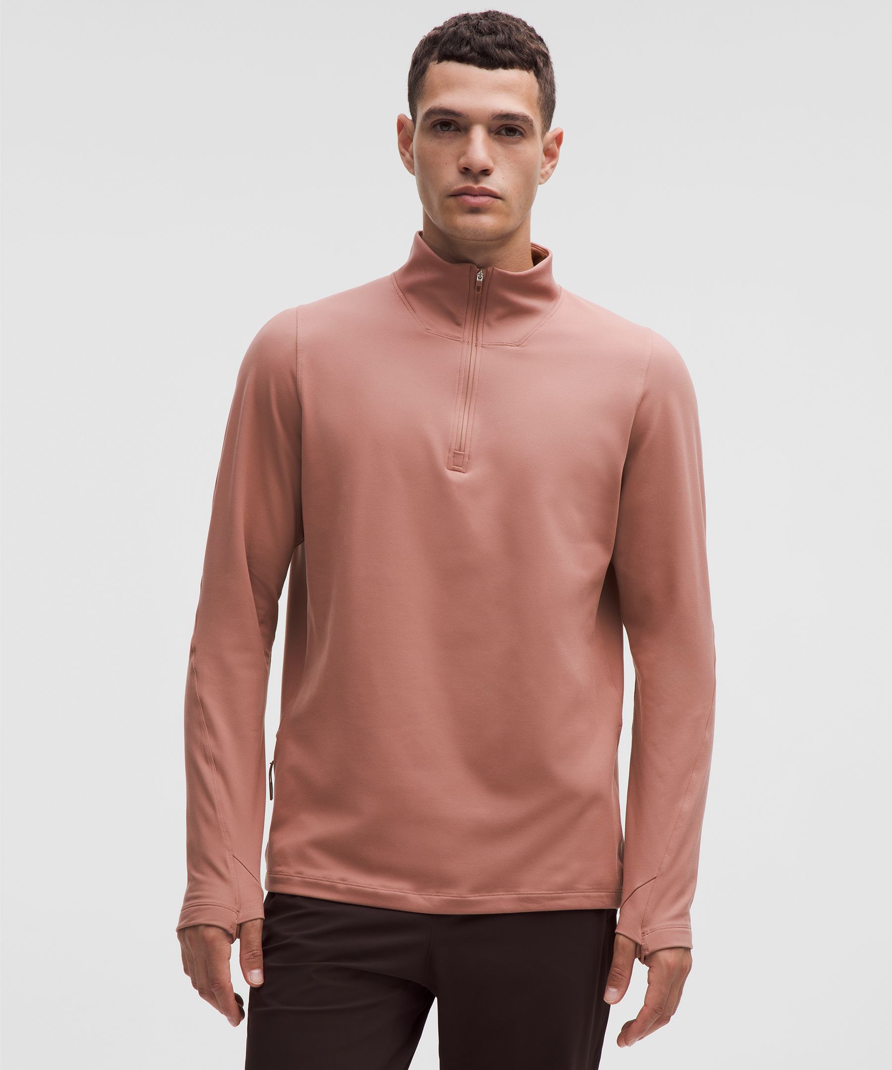 Rulu Fleece Half-Zip Long-Sleeve Shirt