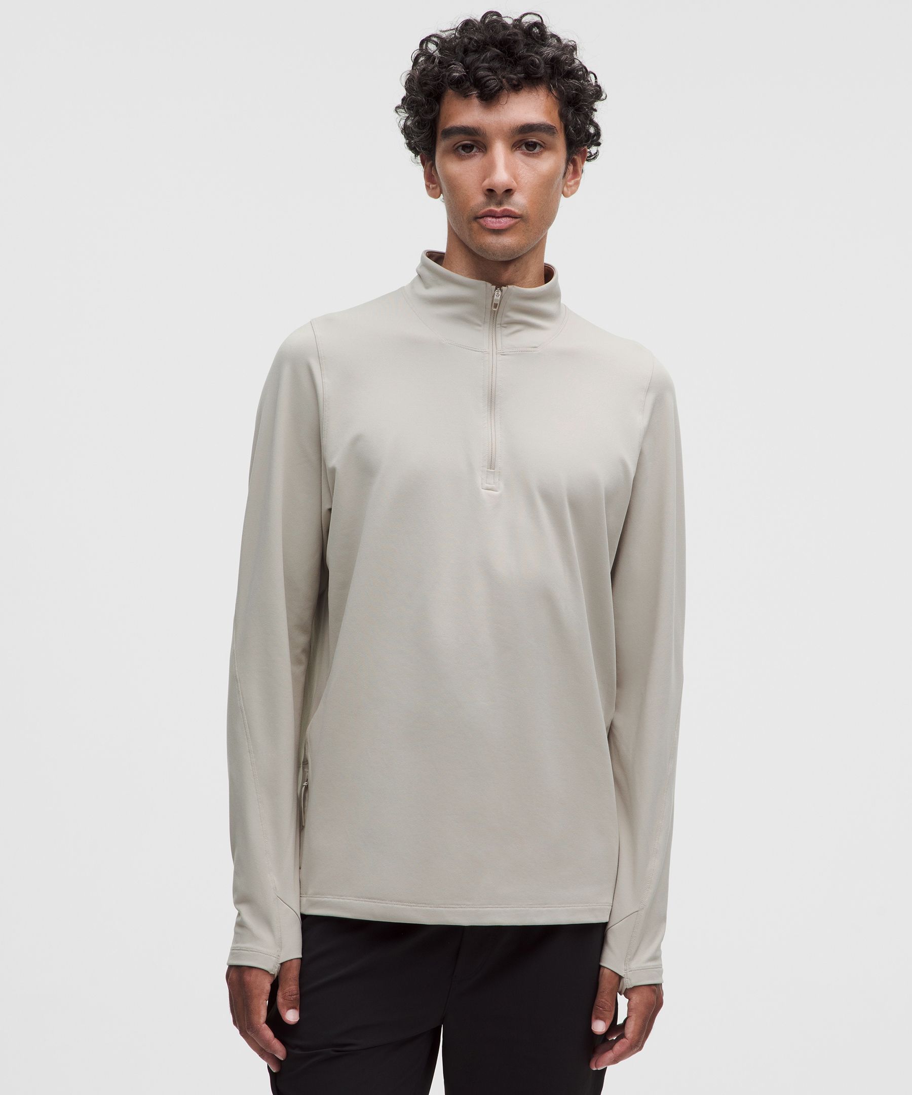 Rulu Fleece Half-Zip Long-Sleeve Shirt