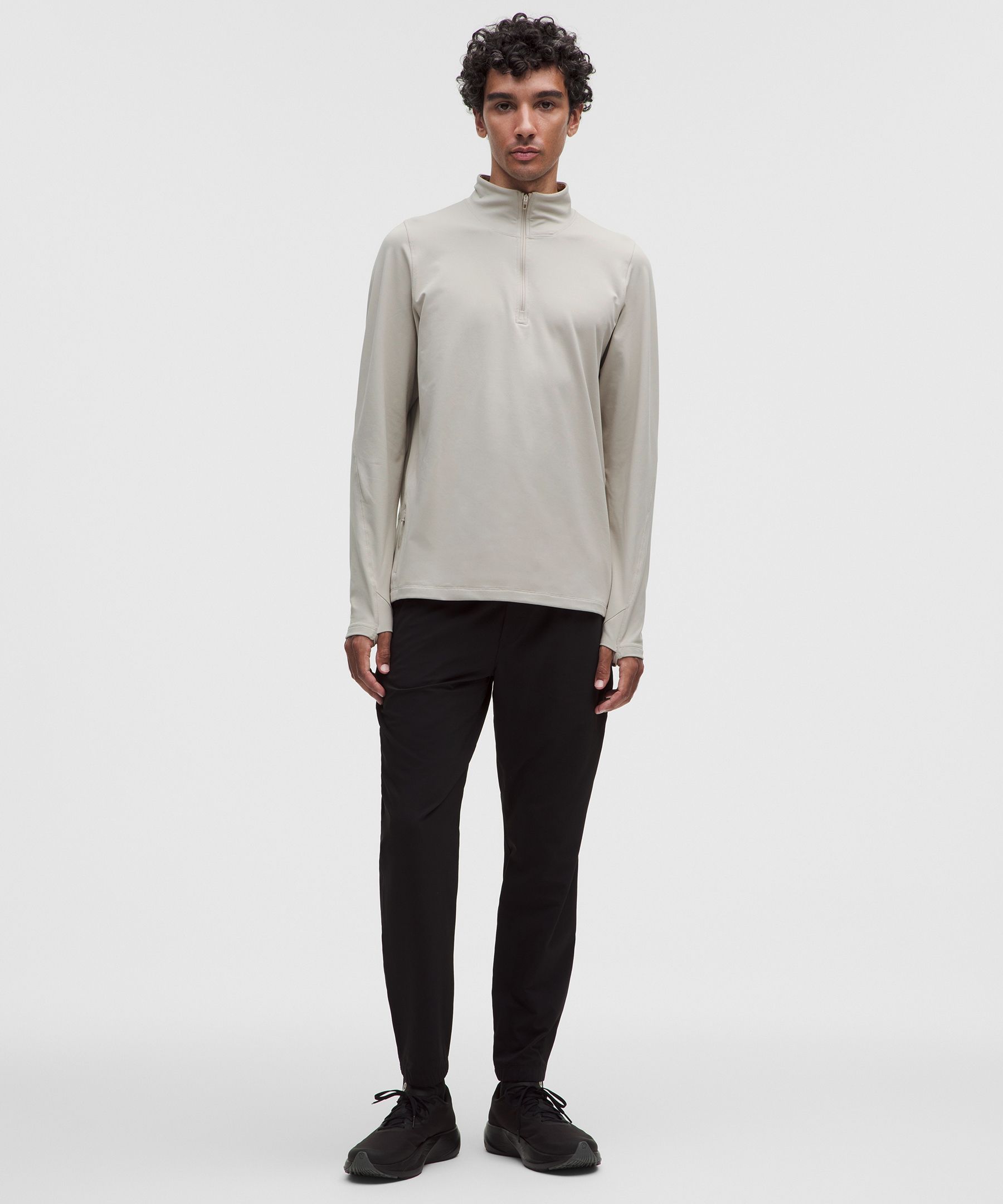 Rulu Fleece Half-Zip Long-Sleeve Shirt