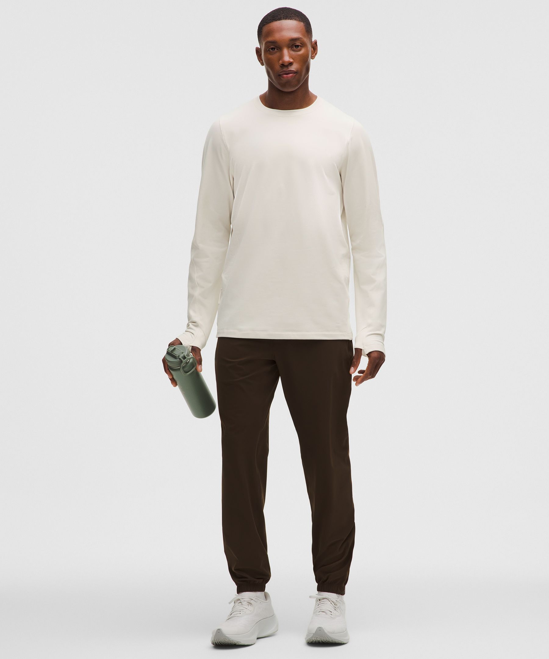 Rulu Fleece Crewneck Long-Sleeve Shirt