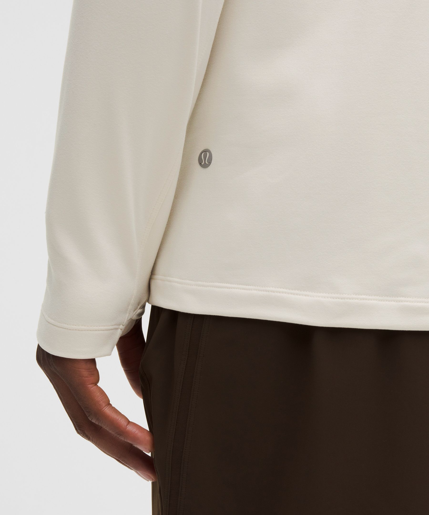 Rulu Fleece Crewneck Long-Sleeve Shirt