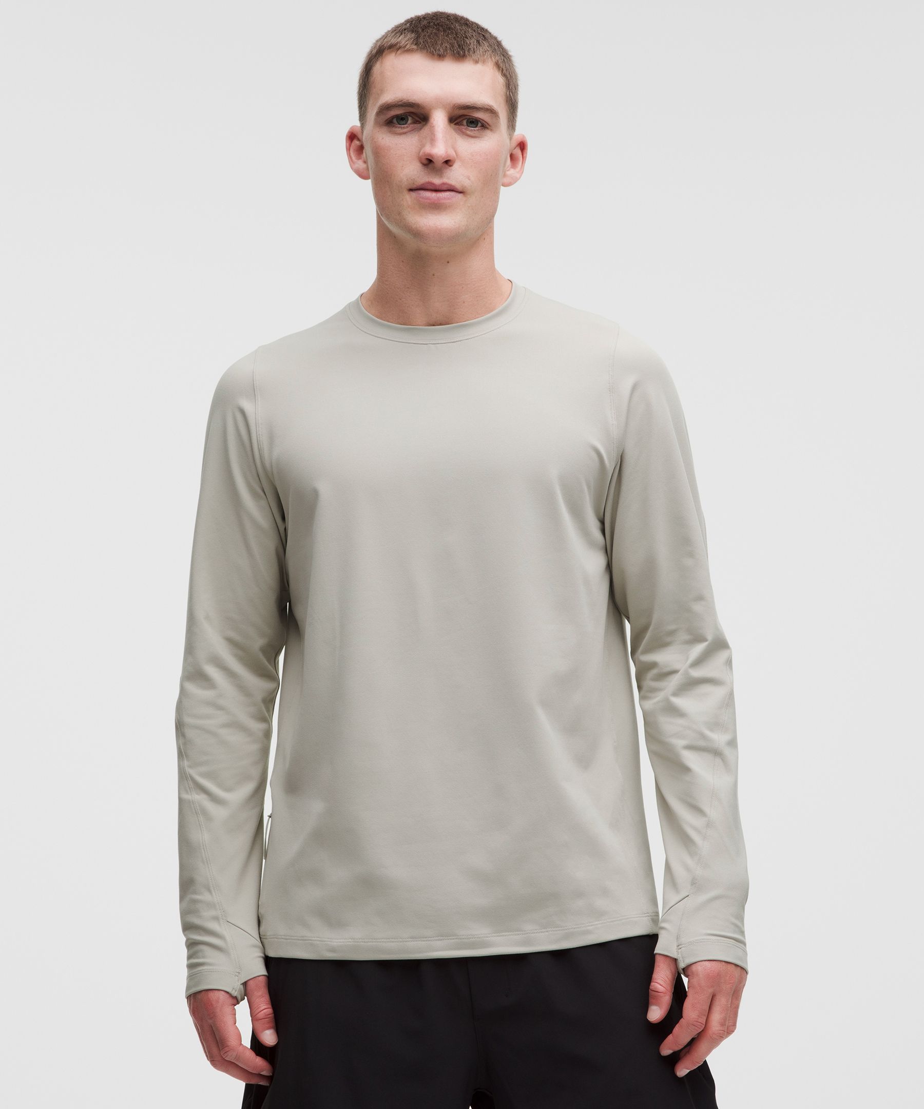 Rulu Fleece Crewneck Long-Sleeve Shirt