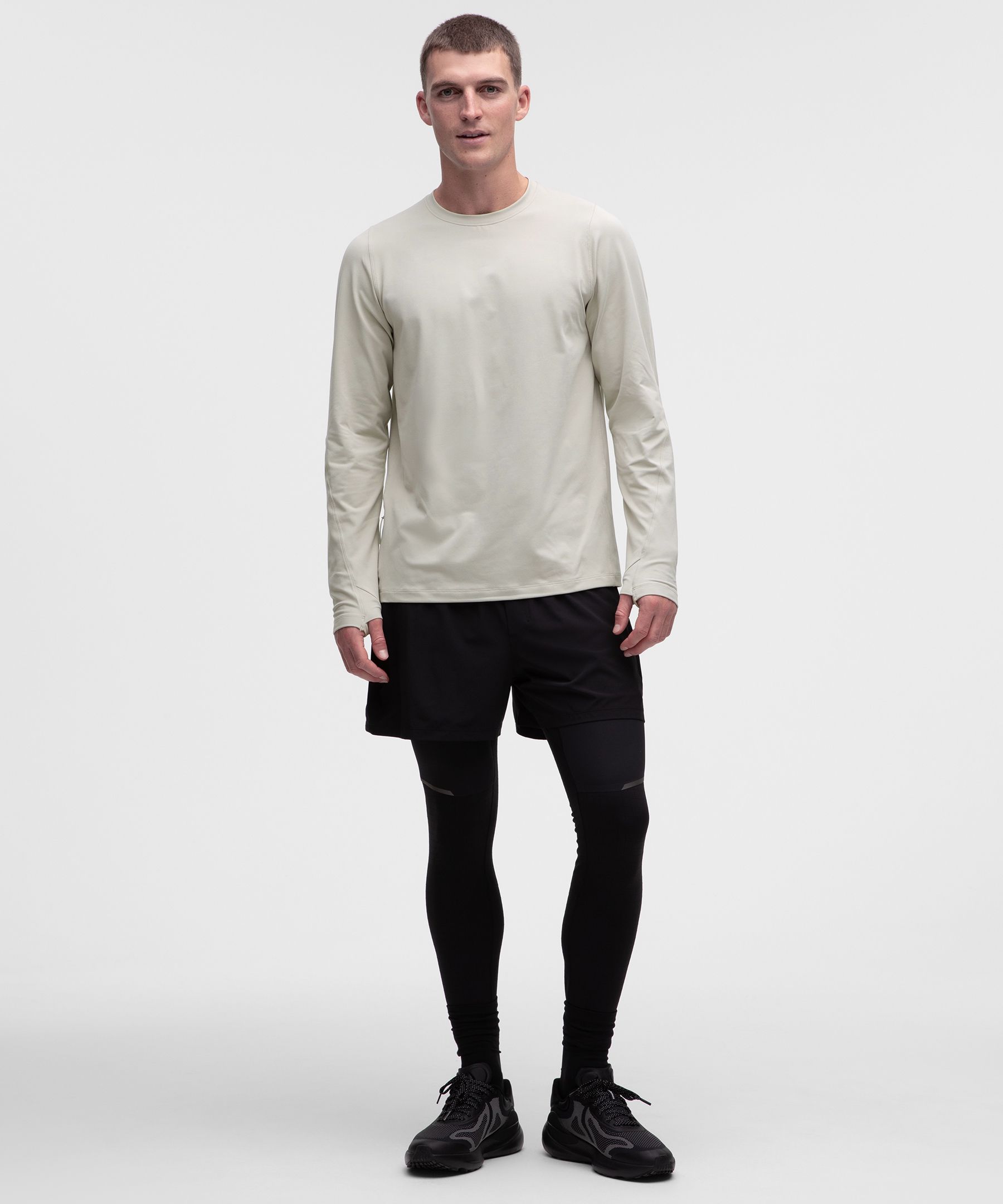 Rulu Fleece Crewneck Long-Sleeve Shirt