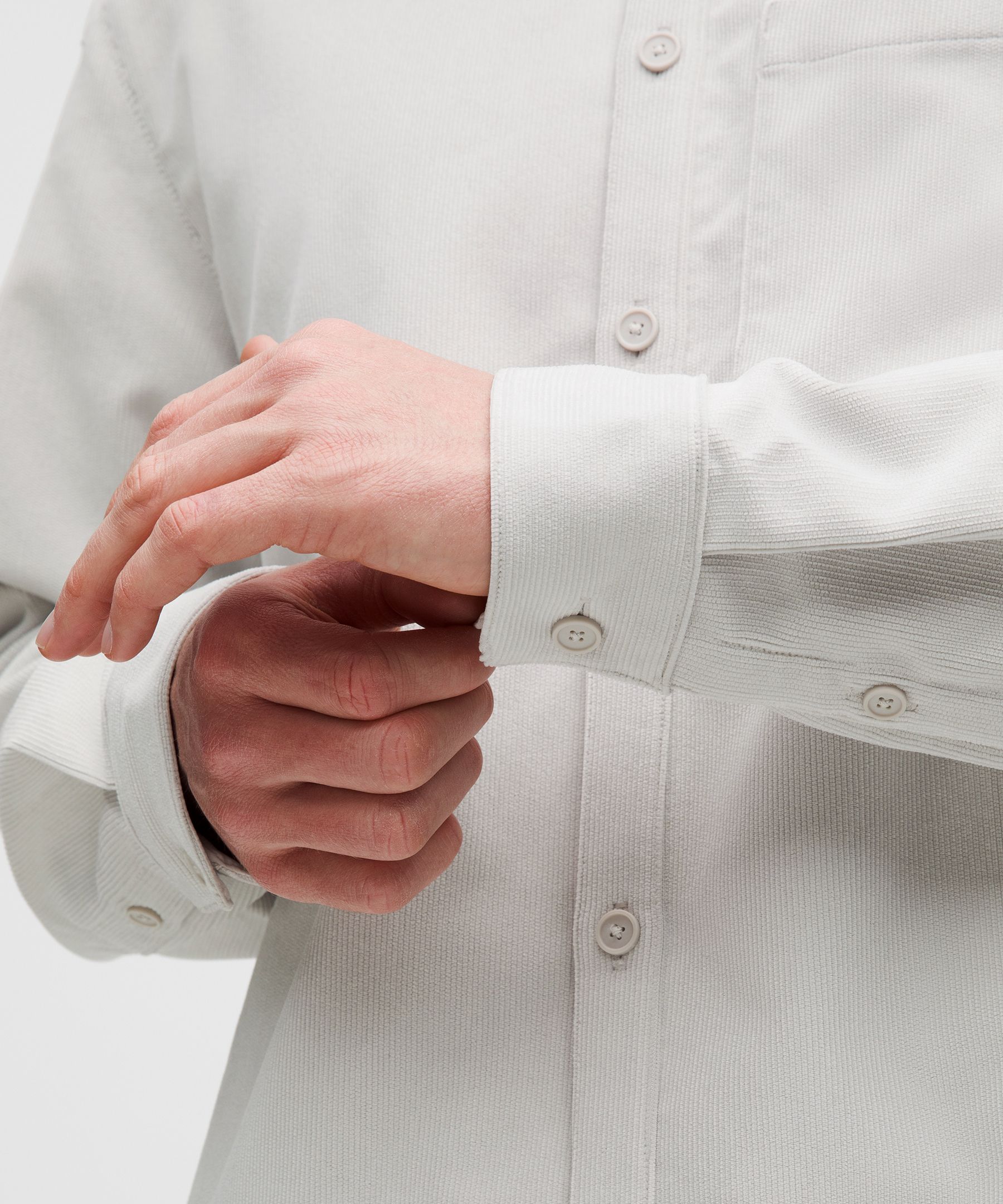 Lululemon Corduroy Relaxed-fit Long-sleeve Button-up Shirt