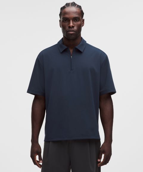 Lululemon Daydrift Oversized Zip-Neck Polo Shirt