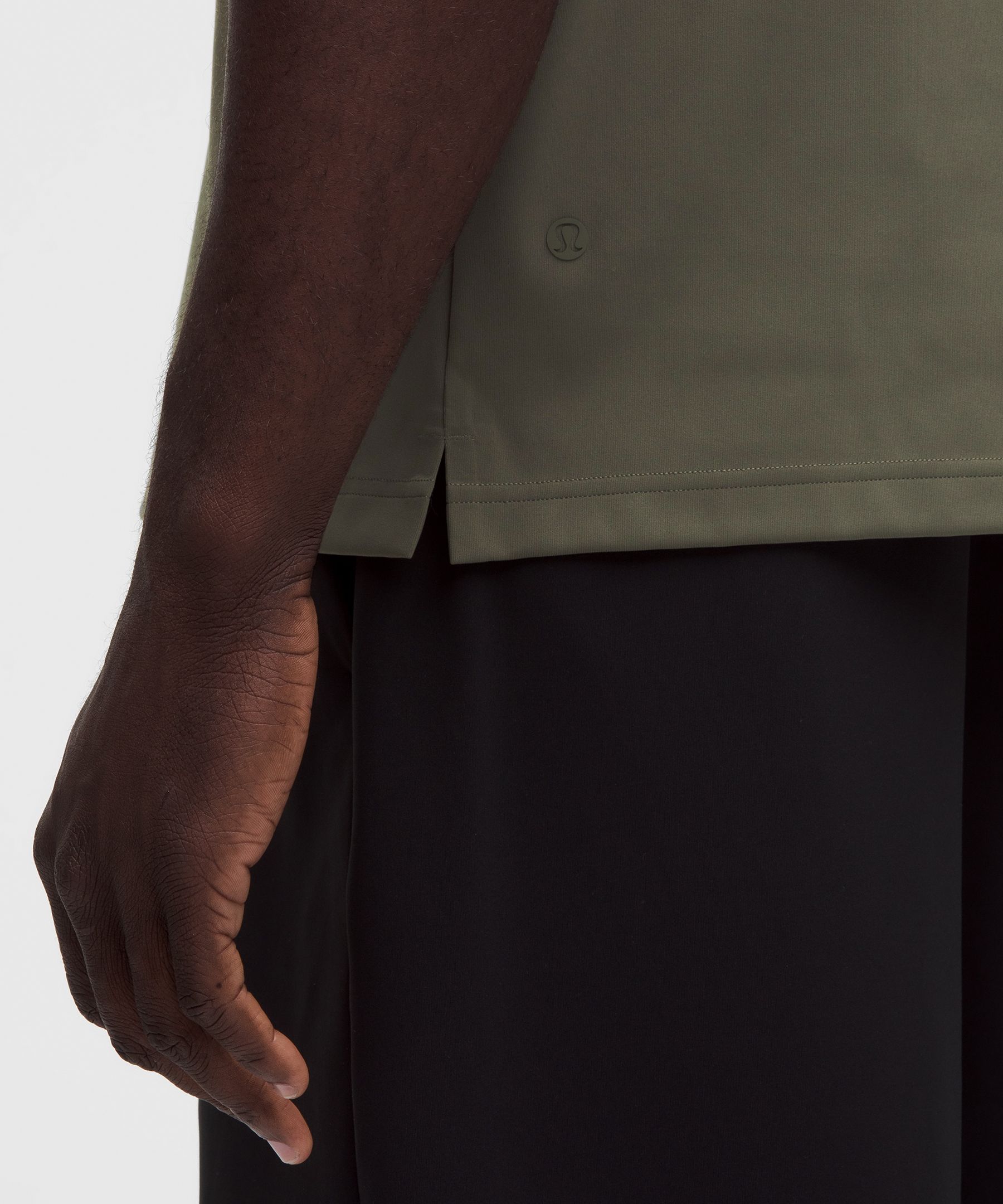 Daydrift Oversized Zip-Neck Polo Shirt