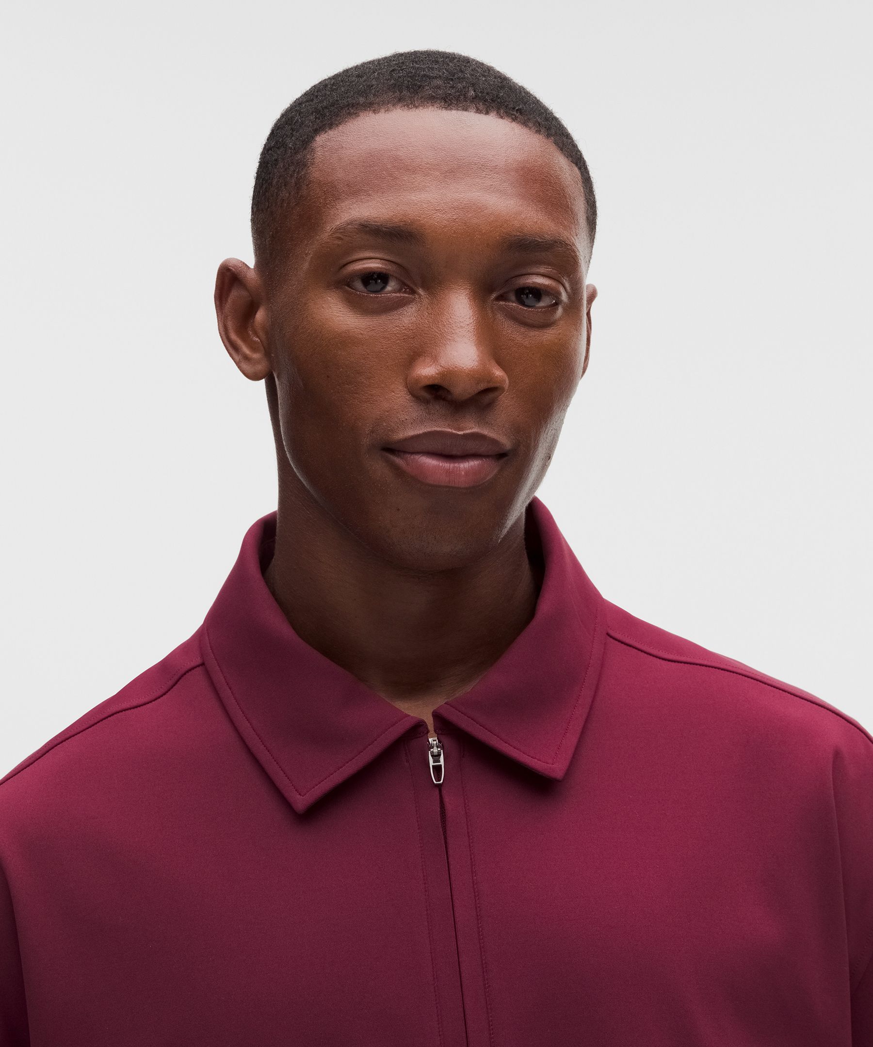 Daydrift Oversized Zip-Neck Polo Shirt