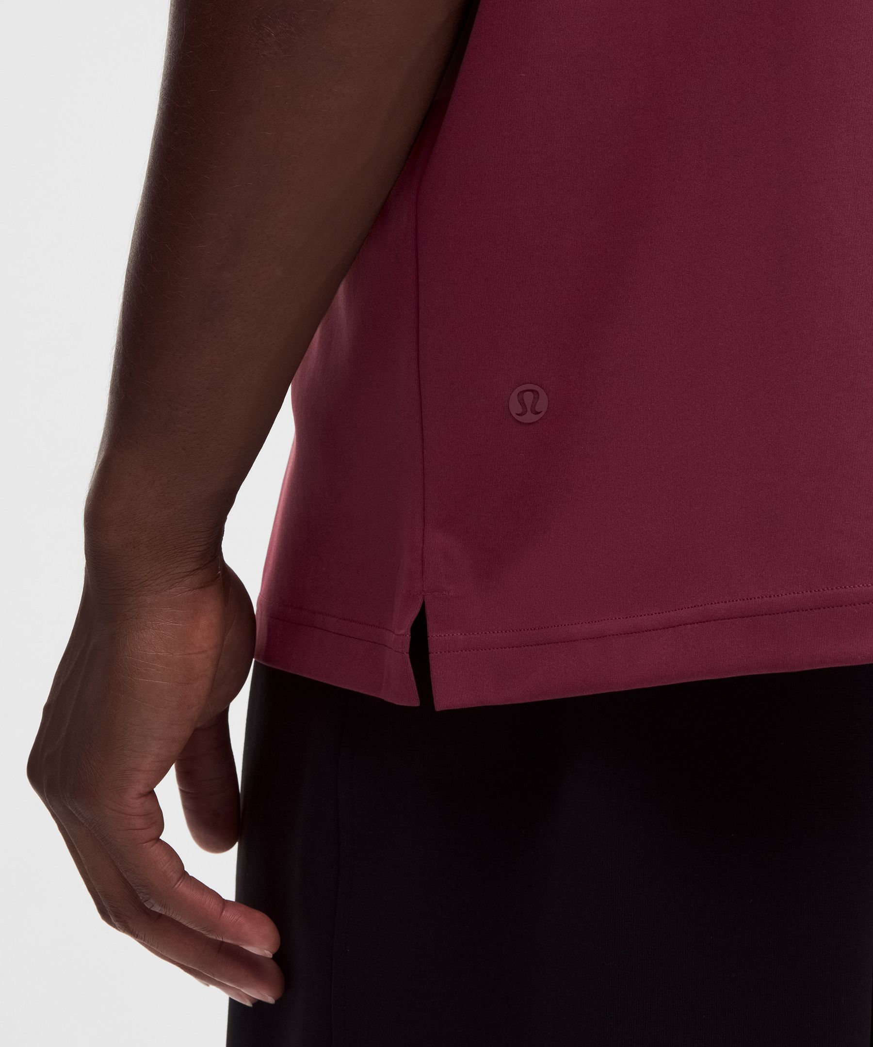 Daydrift Oversized Zip-Neck Polo Shirt