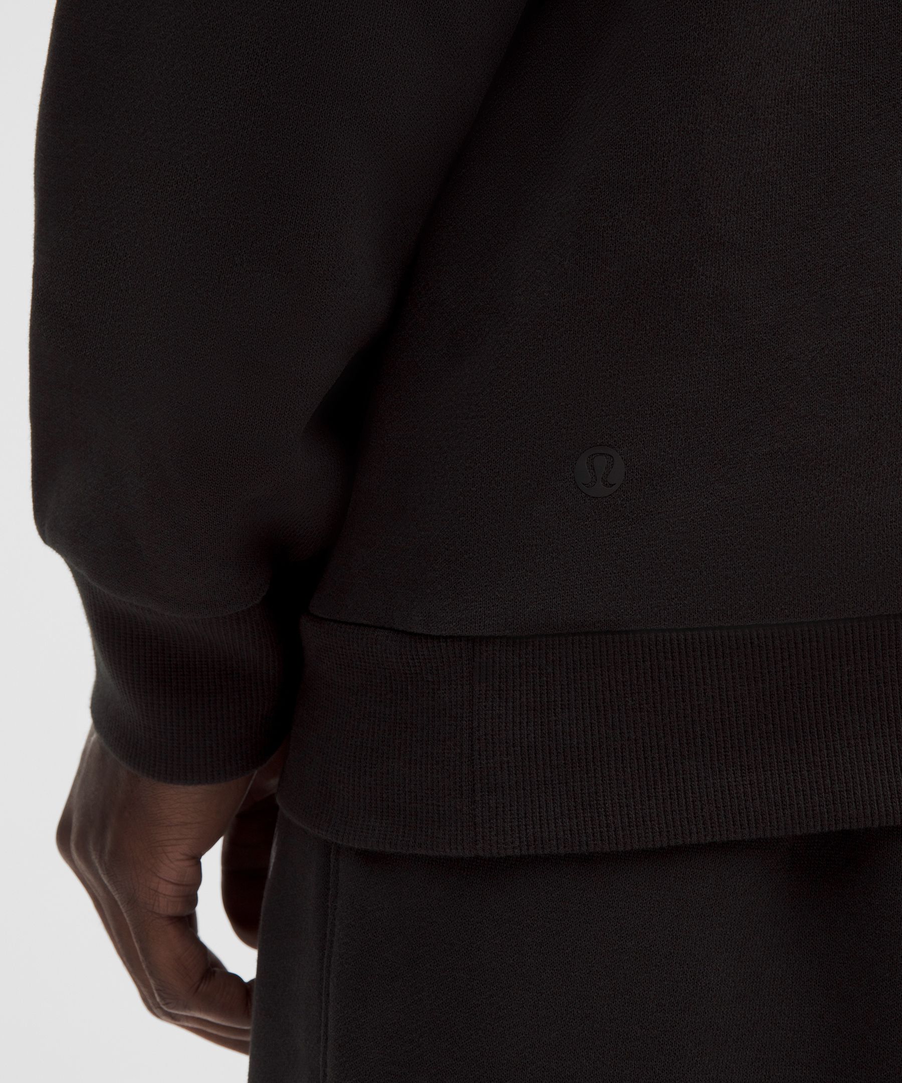 Lululemon Steady State Pullover Hoodie In Black