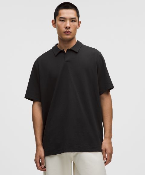 Lululemon Pique Performer Johnny-Collar Short-Sleeve Shirt