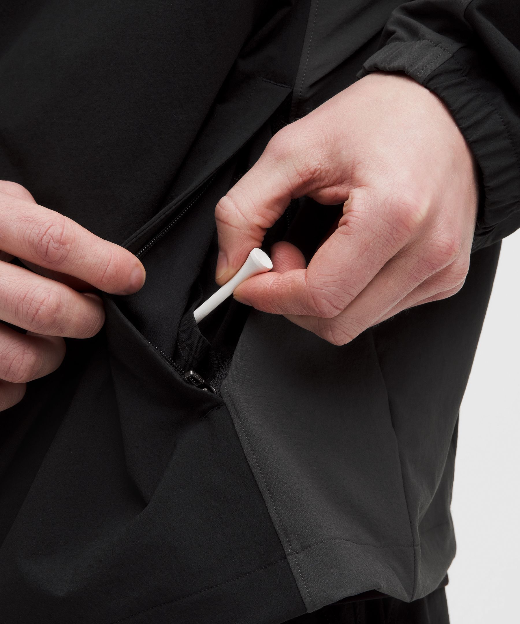 Water-Repellent Golf Half-Zip Pullover