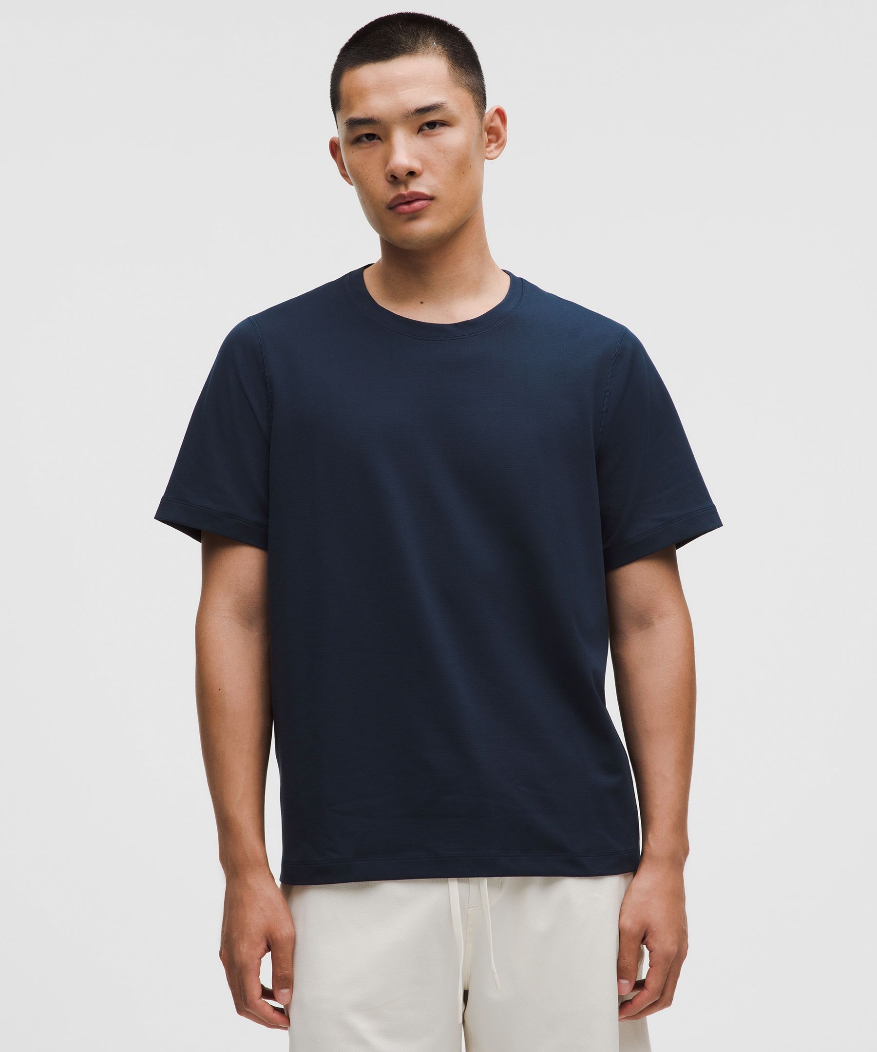 Mesh Soft Jersey Short-Sleeve Shirt