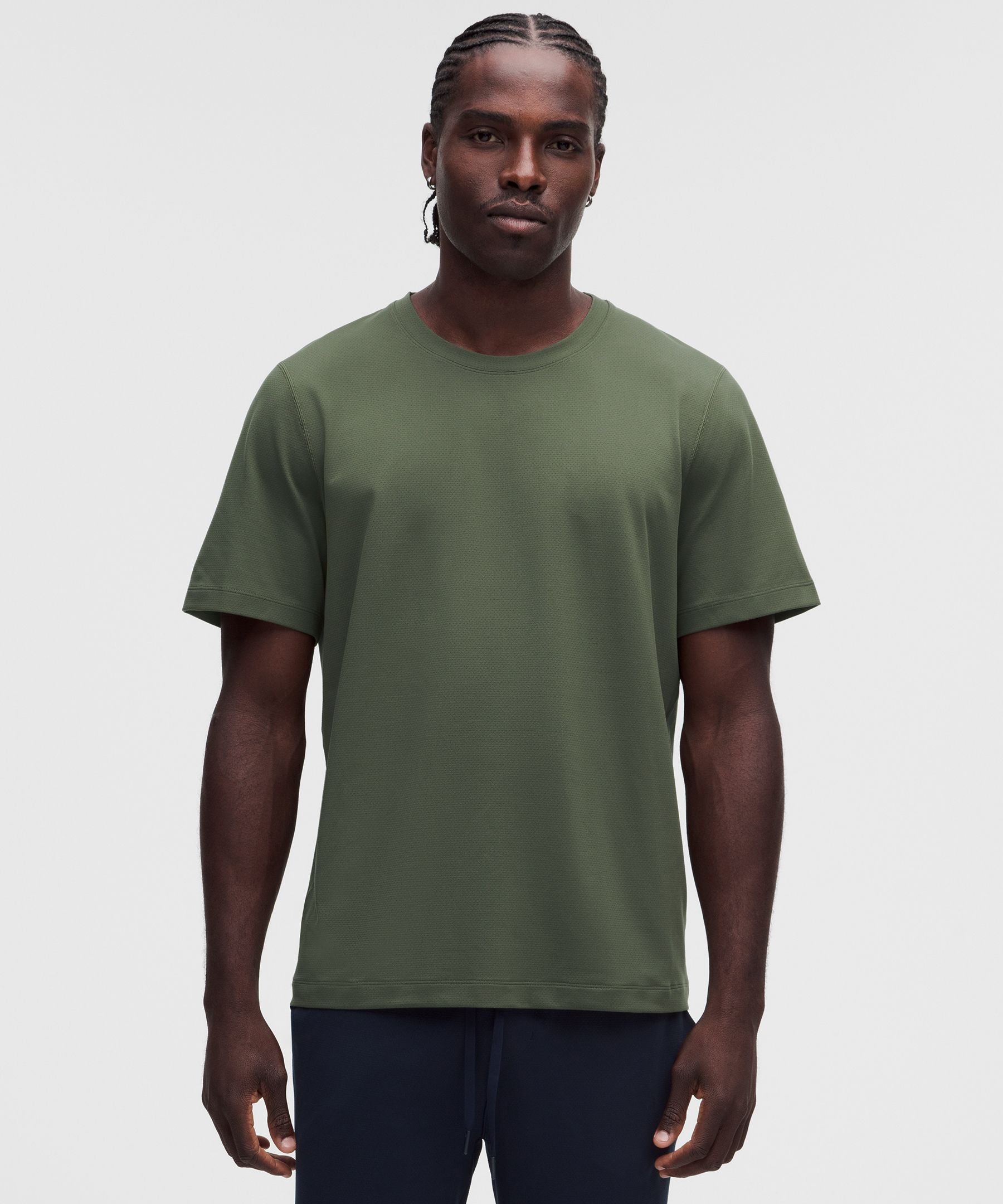 Mesh Soft Jersey Short-Sleeve Shirt