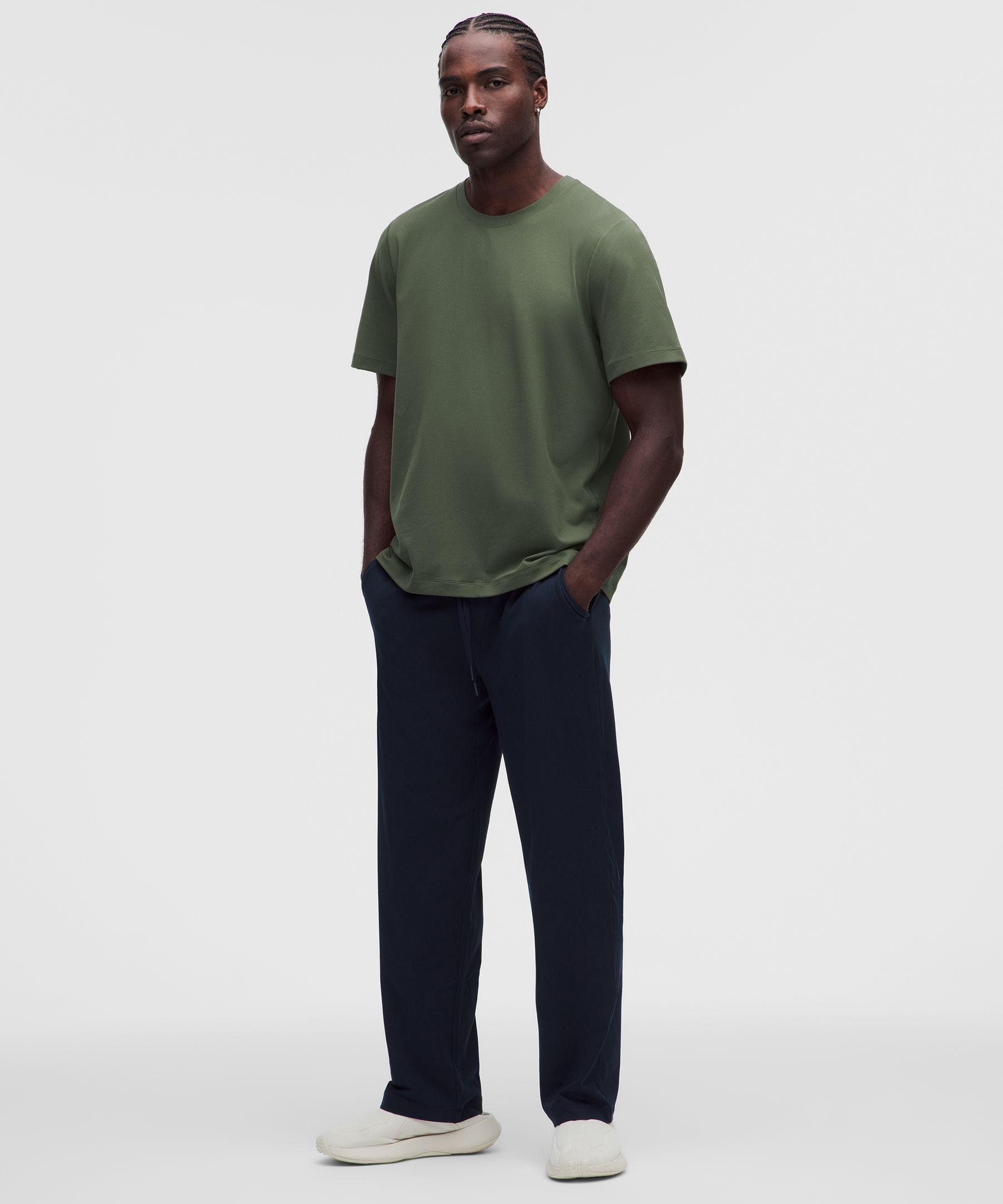Mesh Soft Jersey Short-Sleeve Shirt