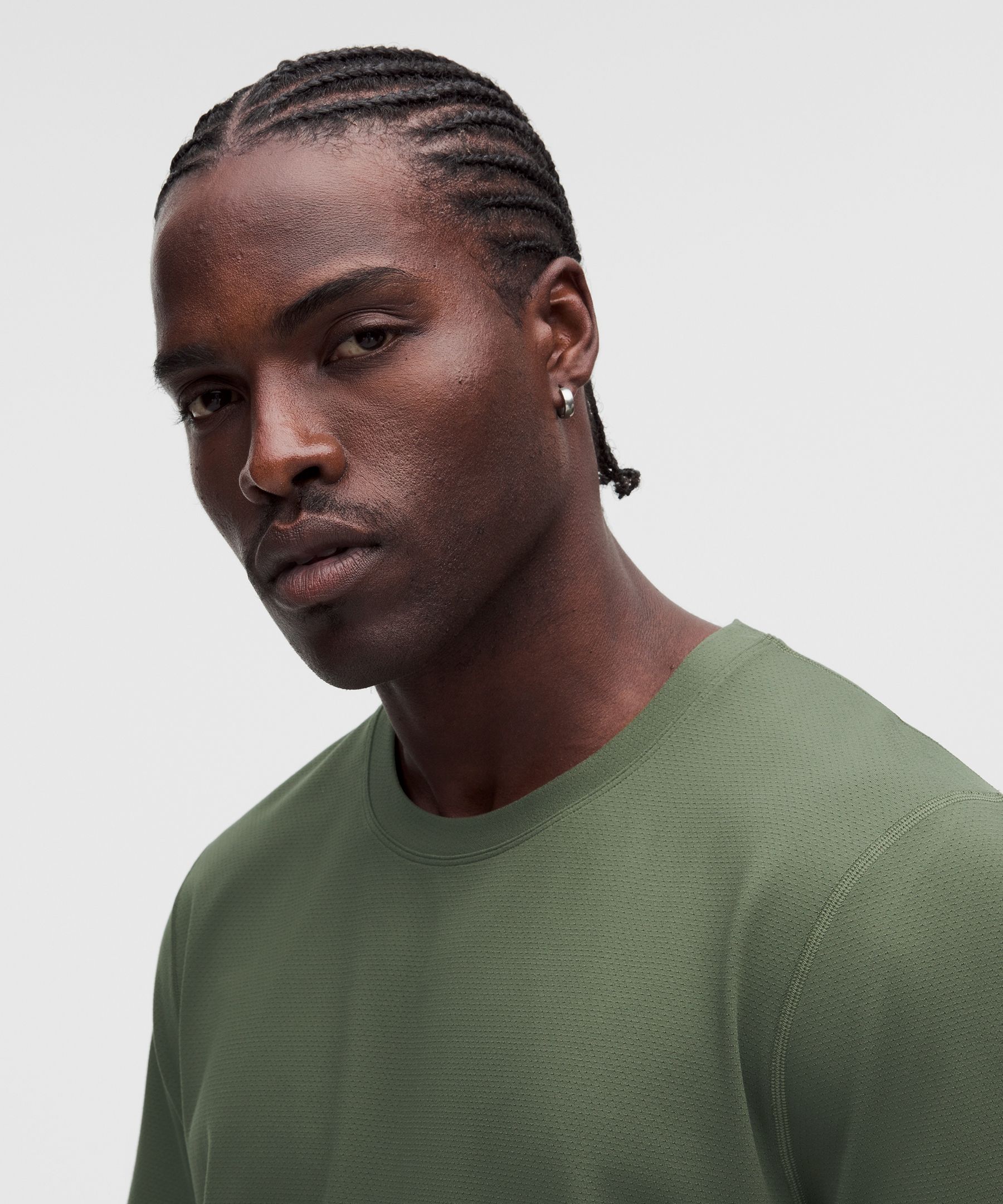 Mesh Soft Jersey Short-Sleeve Shirt