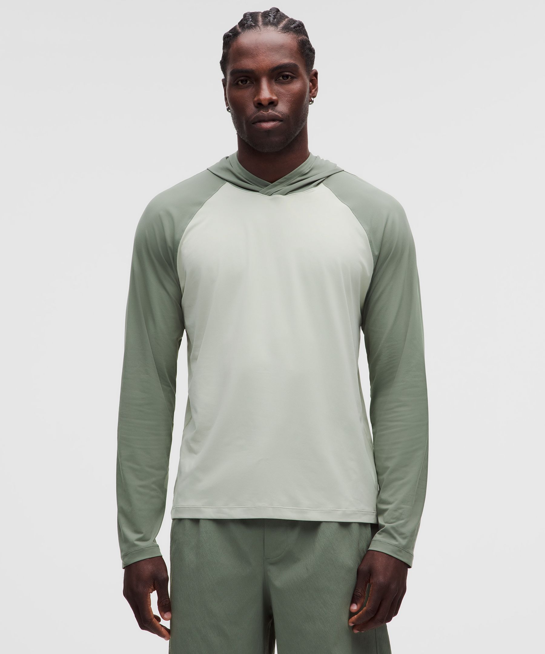 UV-Protective Hooded Long-Sleeve Shirt
