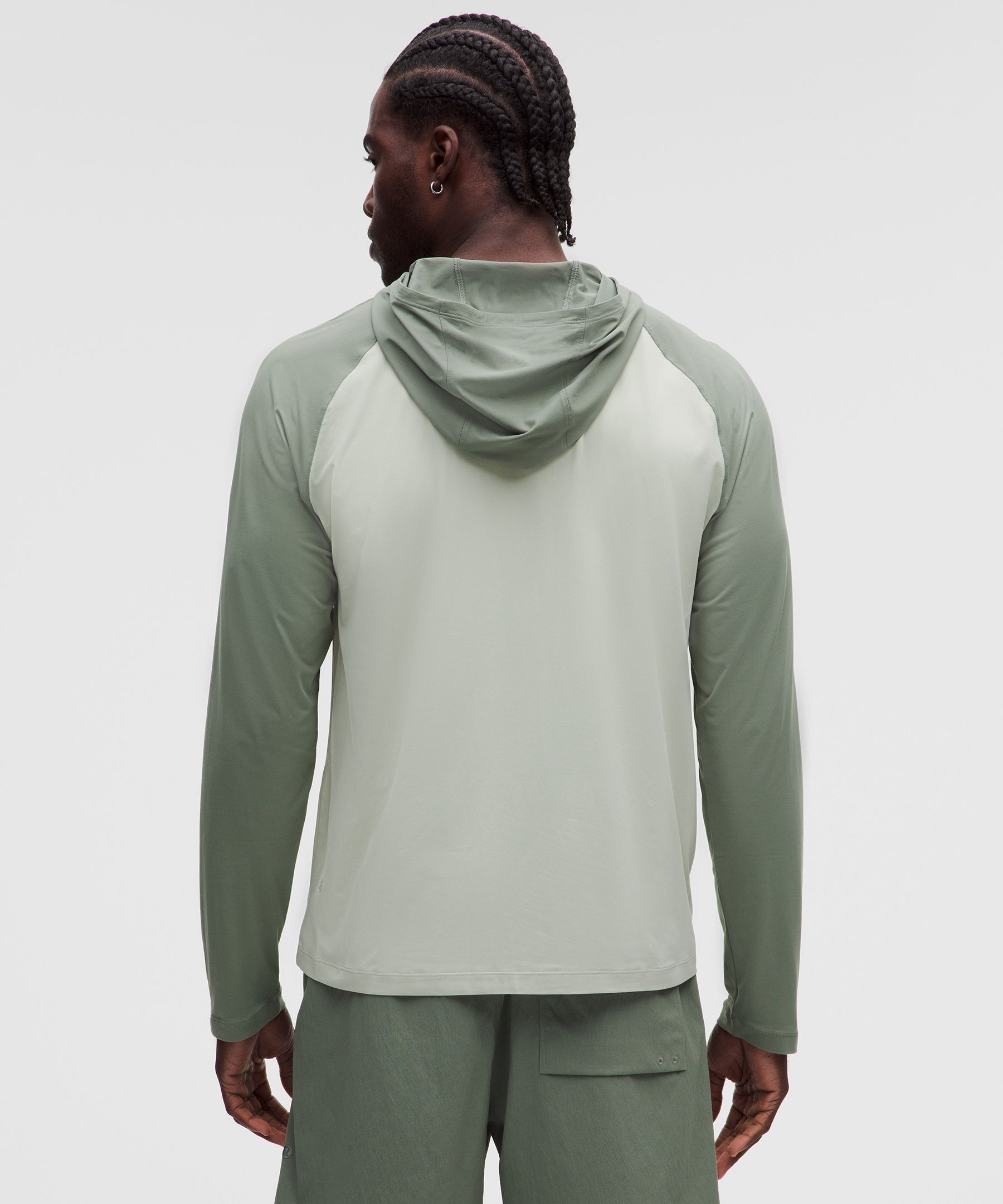 UV-Protective Hooded Long-Sleeve Shirt