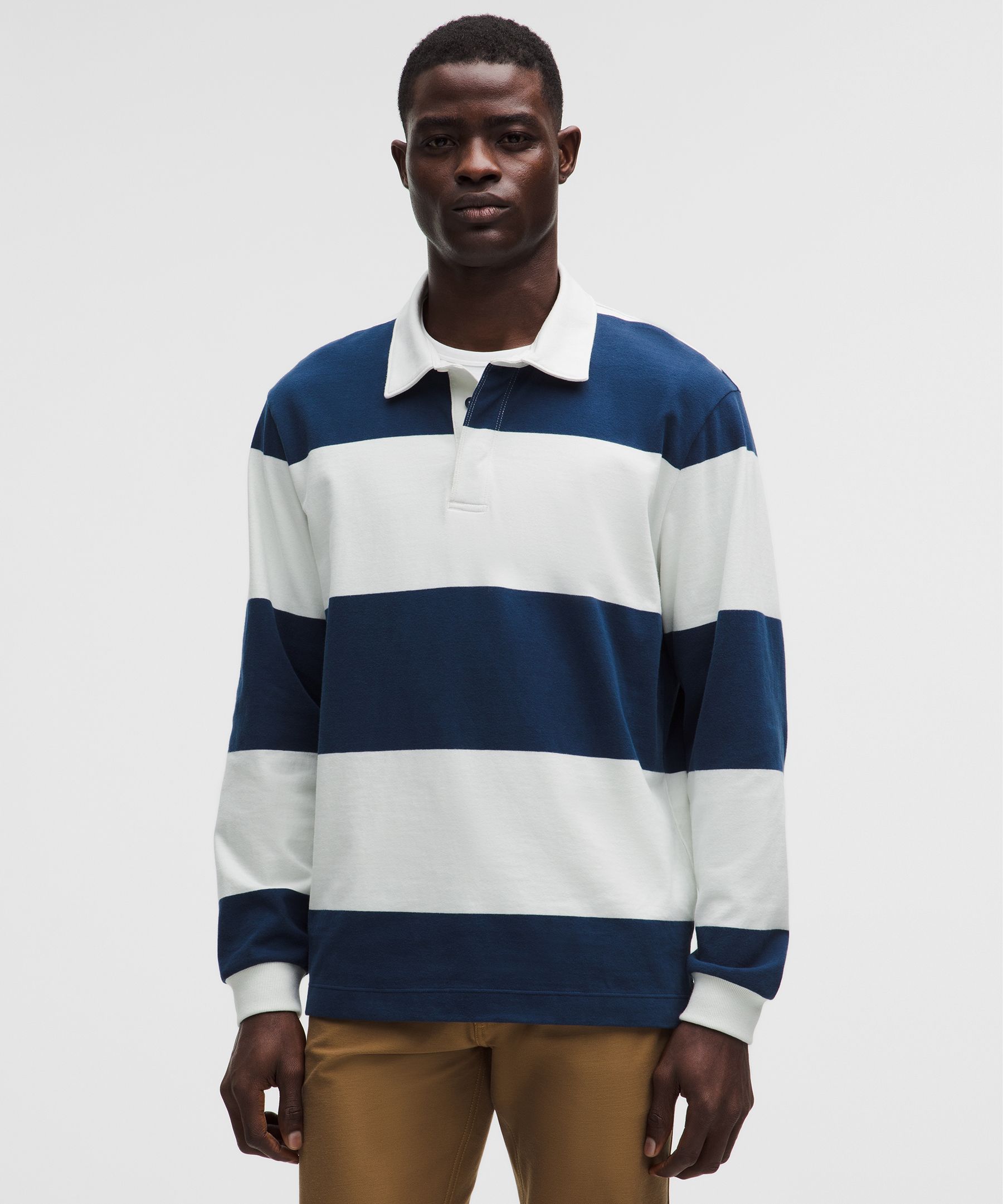 Long-Sleeve Cotton Rugby Shirt