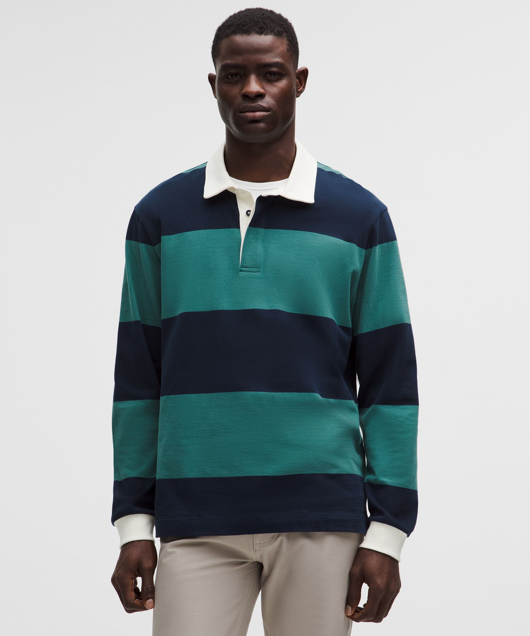 Long-Sleeve Cotton Rugby Shirt