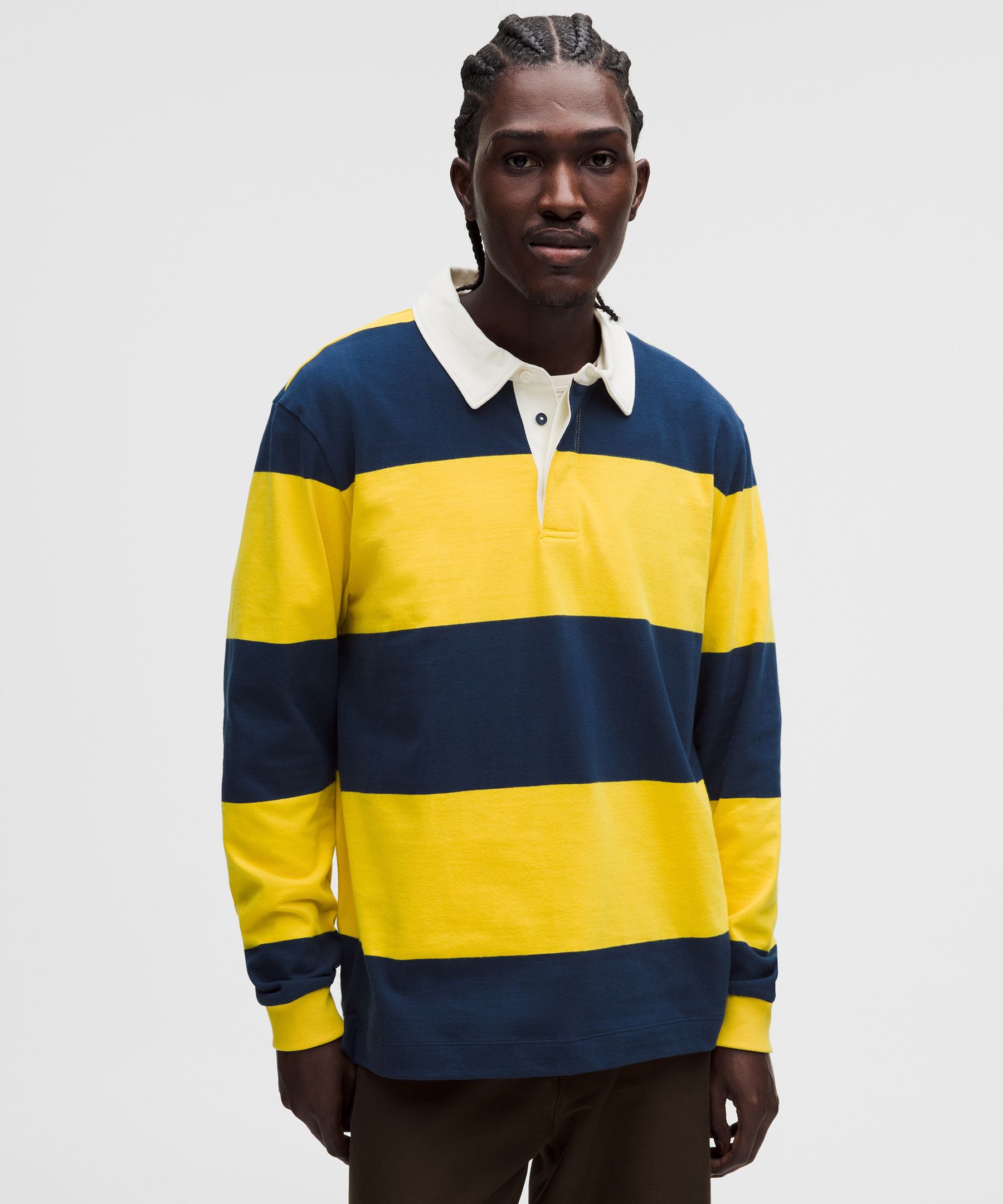 Long-Sleeve Cotton Rugby Shirt