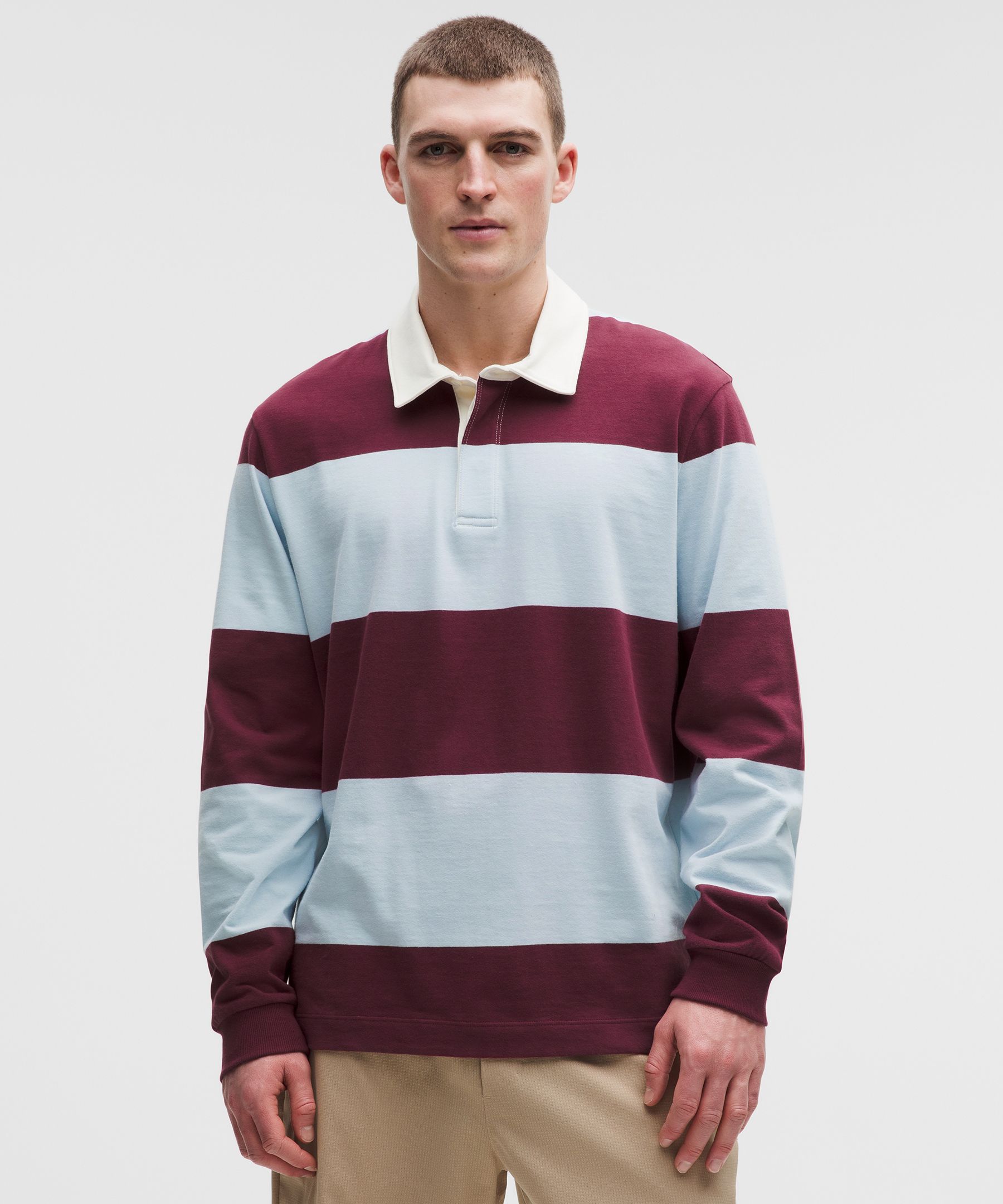 Long-Sleeve Cotton Rugby Shirt