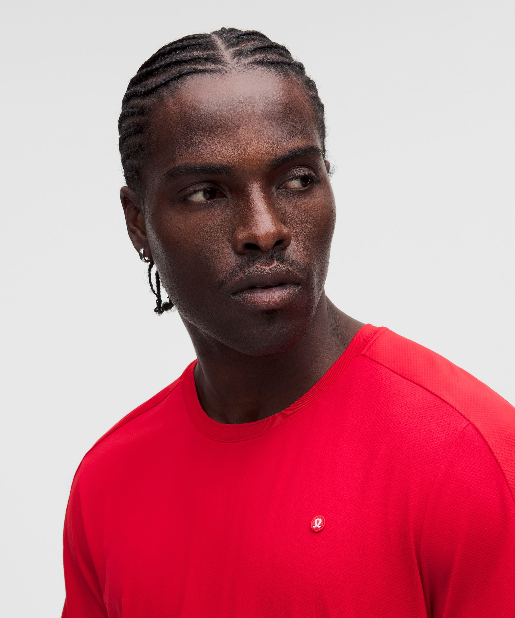 UV-Protective Mesh Panelled Tennis Shirt