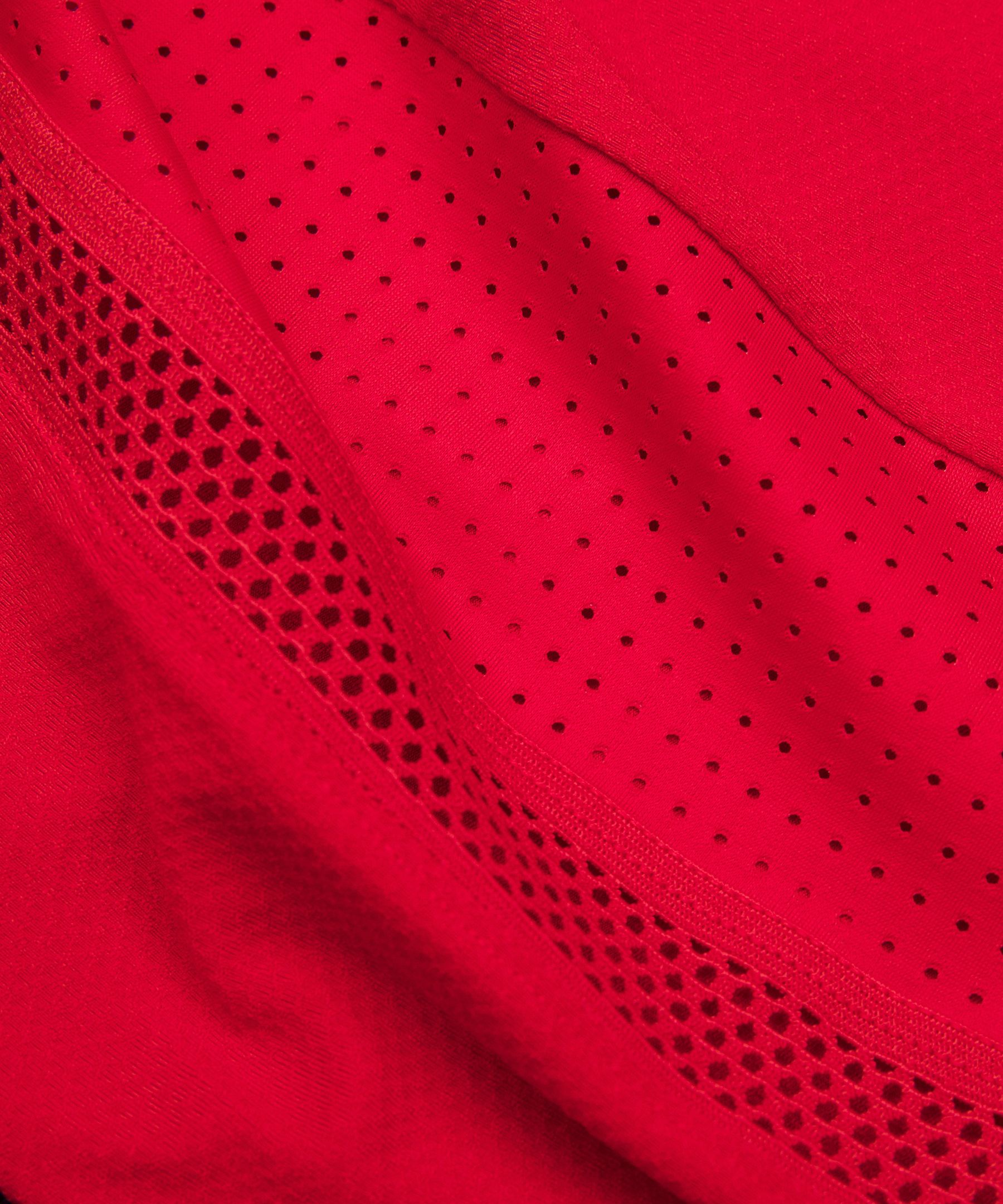 UV-Protective Mesh Panelled Tennis Shirt