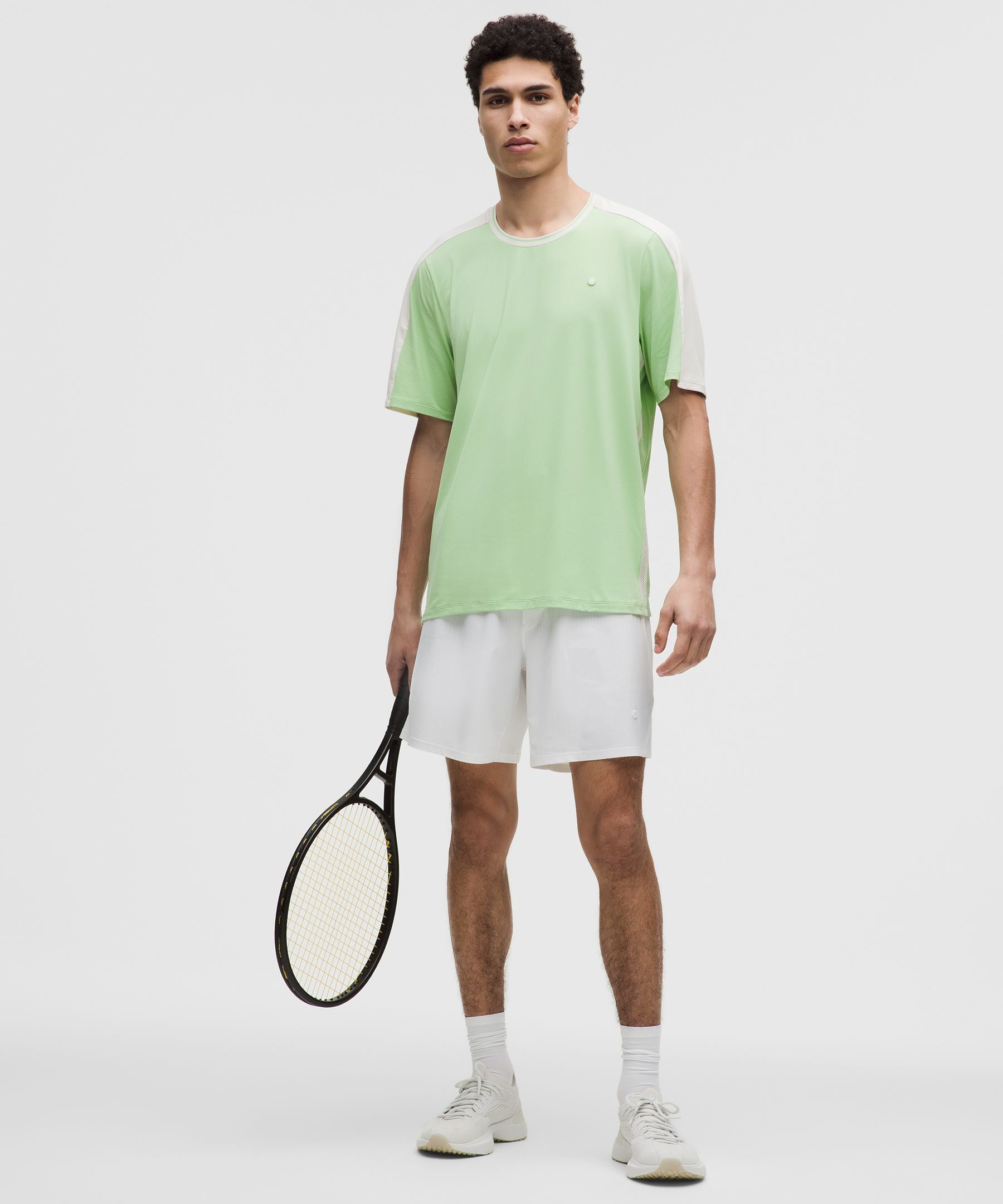 Tennisshirt mit Mesh-Einsatz und UV-Schutz