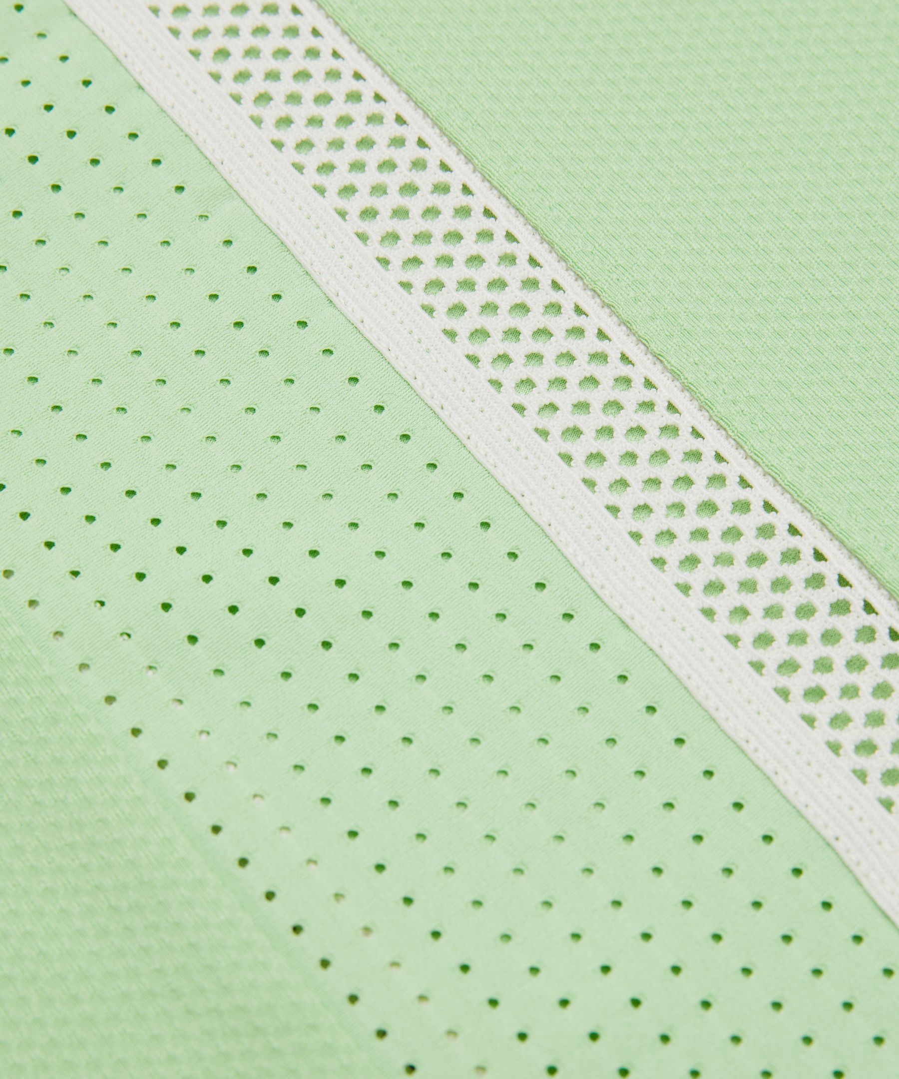 UV-Protective Mesh Panelled Tennis Shirt