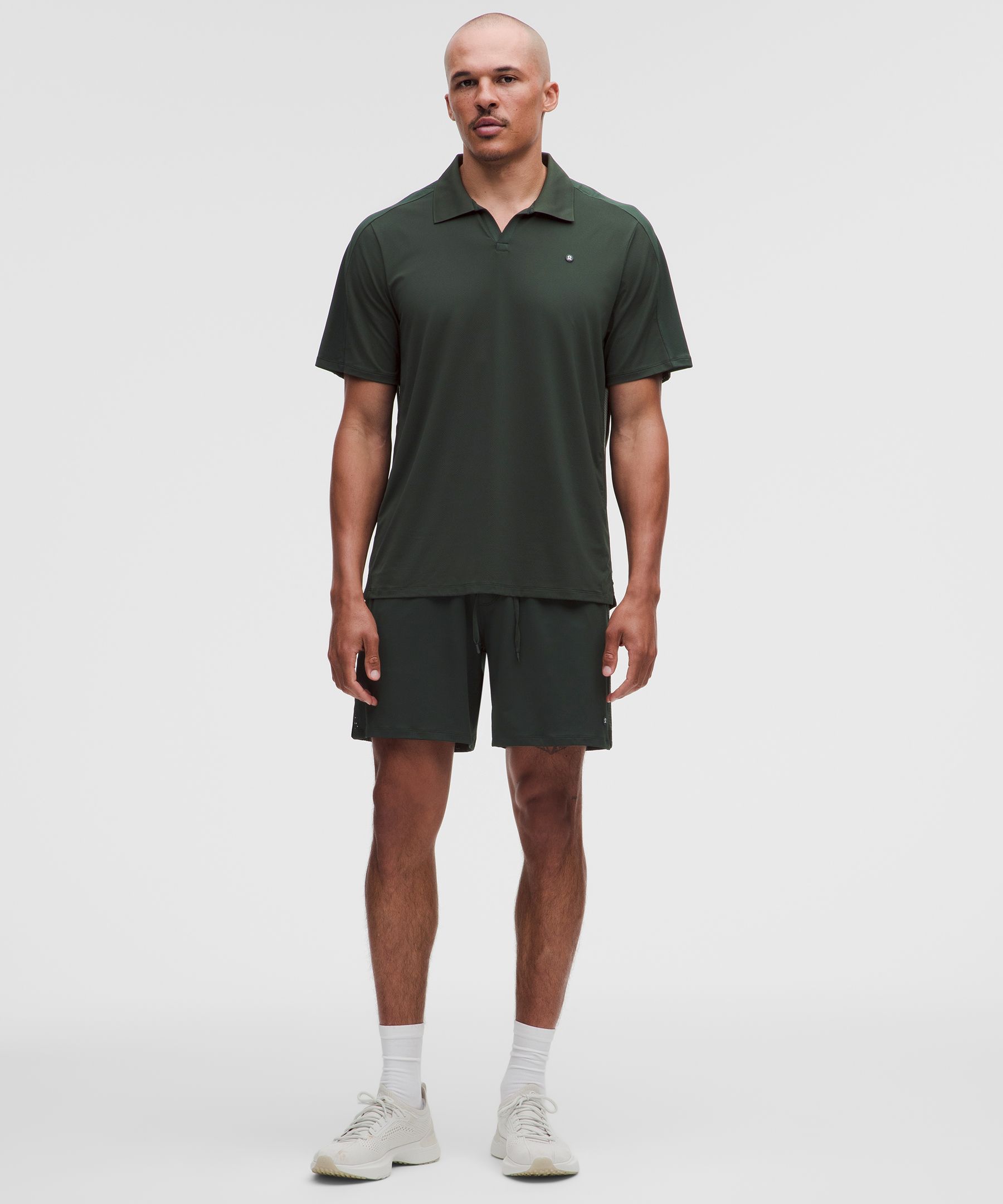 Mesh Panelled Tennis Polo Shirt