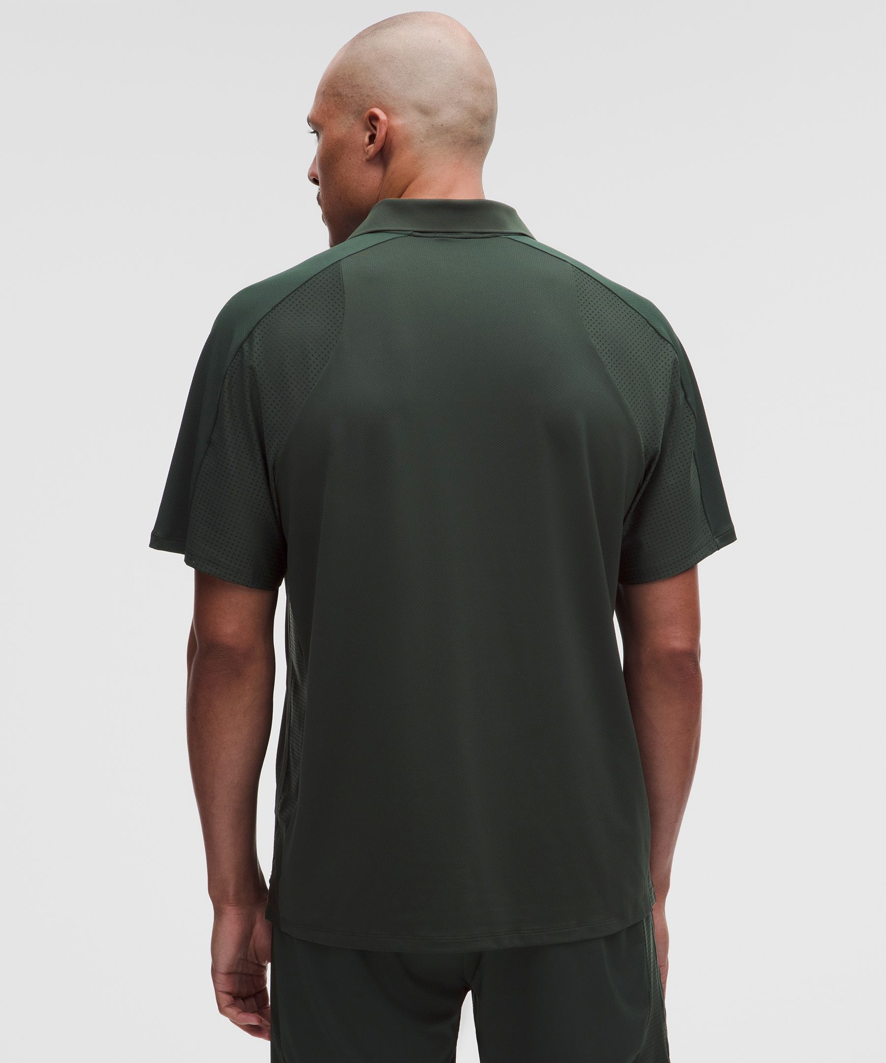 Mesh Panelled Tennis Polo Shirt