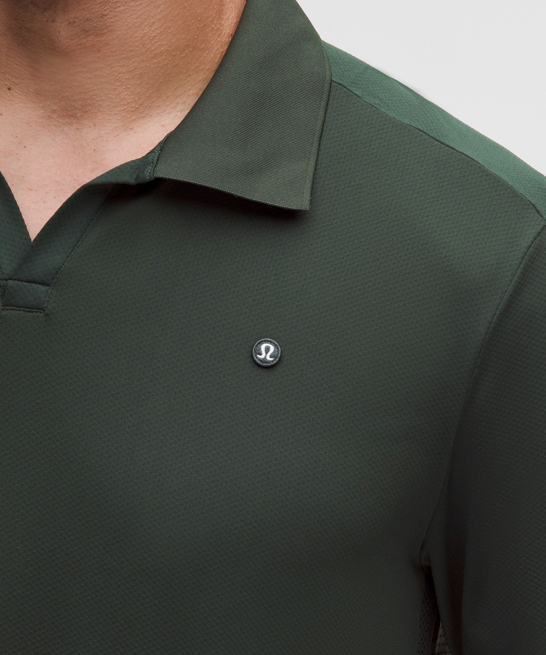 Mesh Panelled Tennis Polo Shirt
