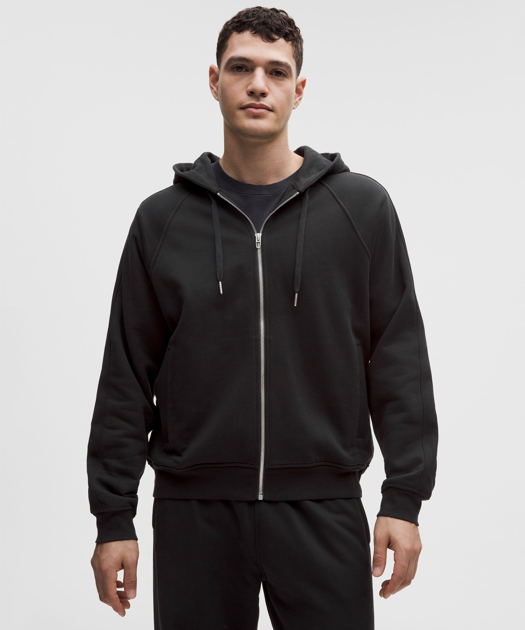 French Terry Full-Zip Hoodie