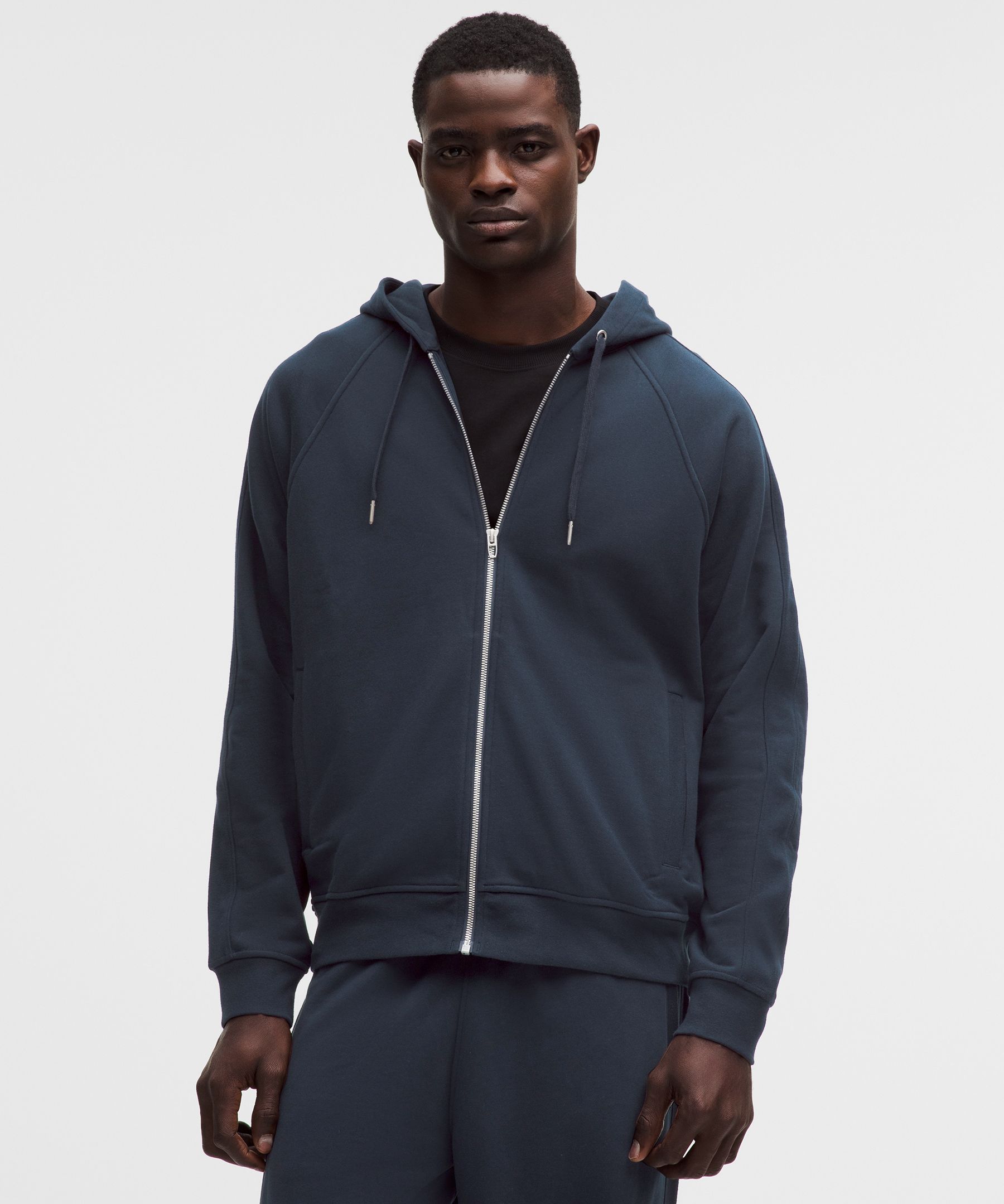 French Terry Full-Zip Hoodie