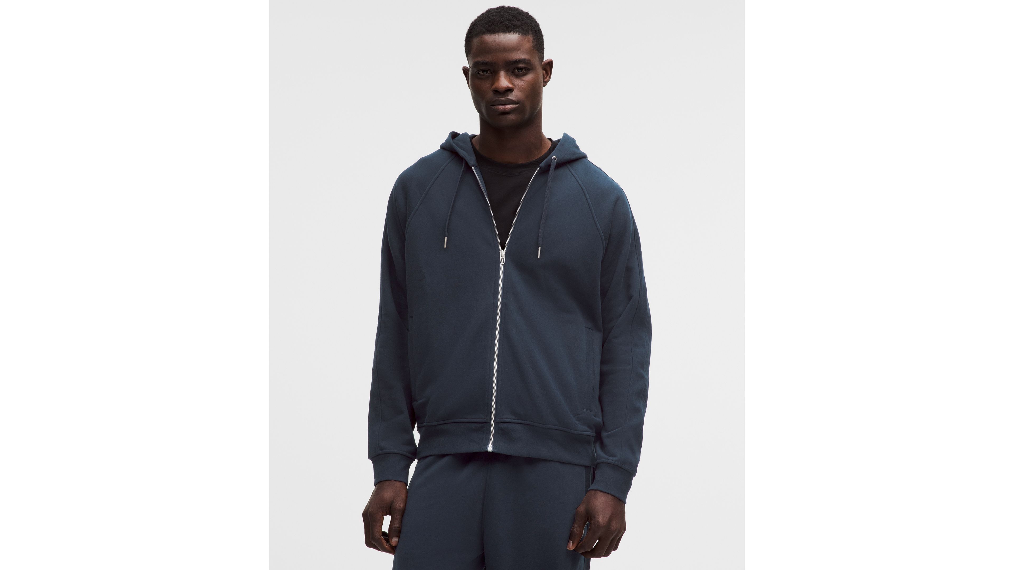 French Terry Full-Zip Hoodie