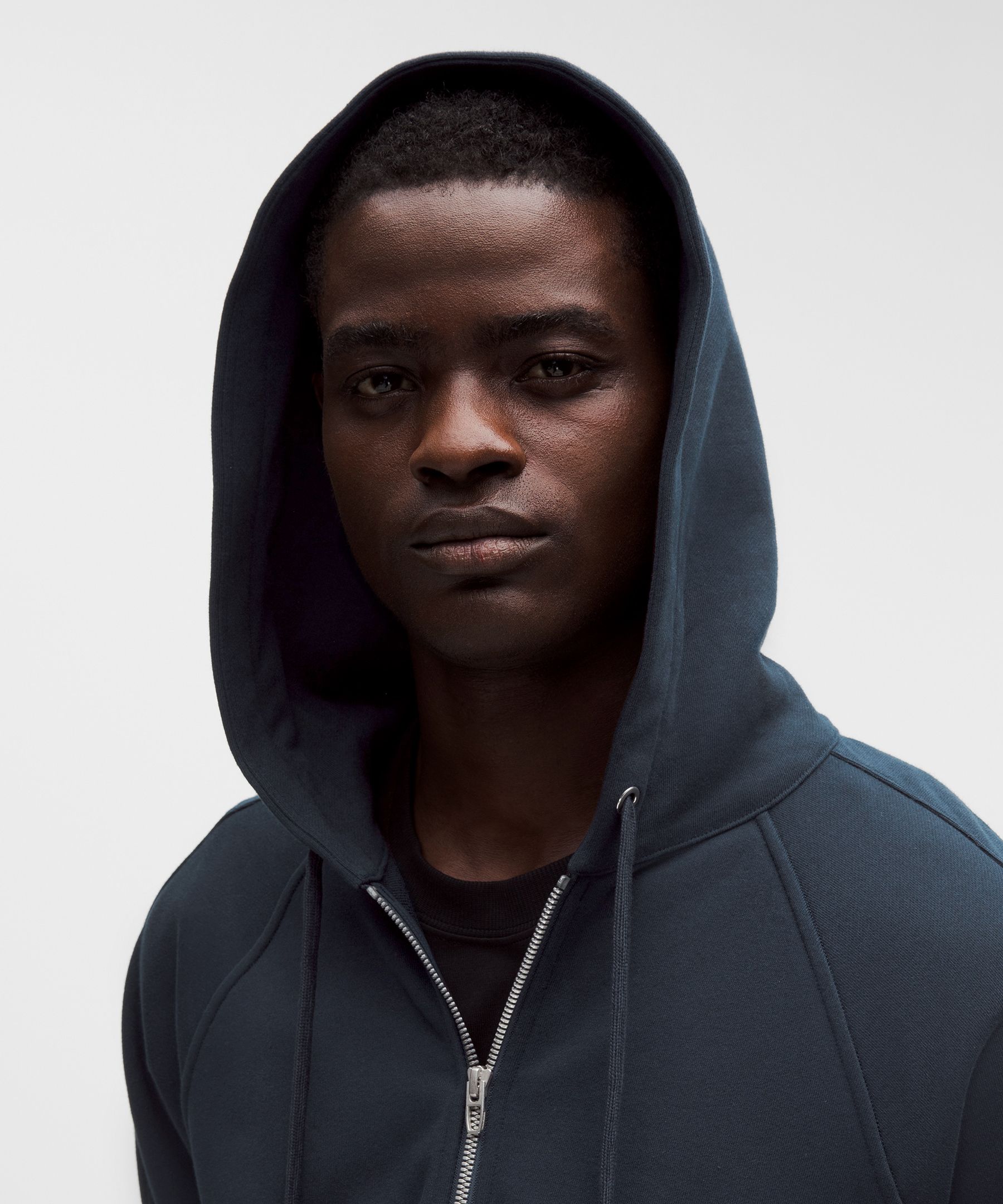 French Terry Full-Zip Hoodie