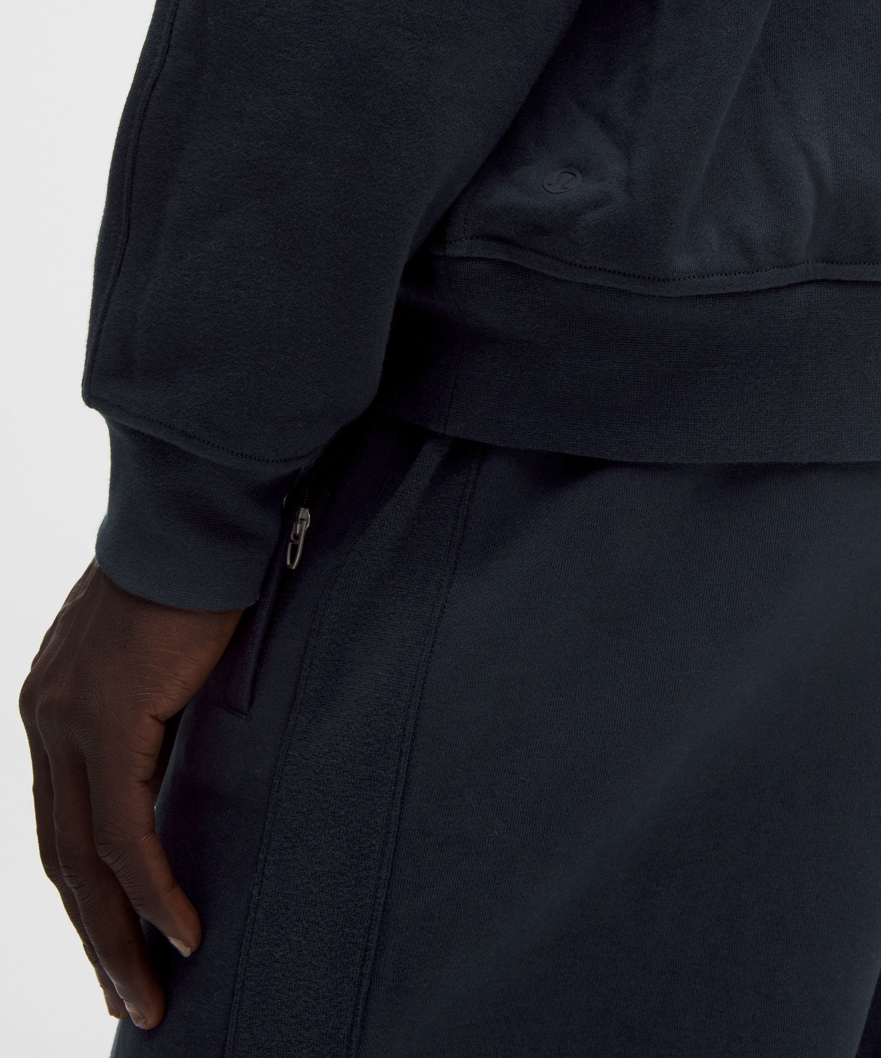 French Terry Full-Zip Hoodie
